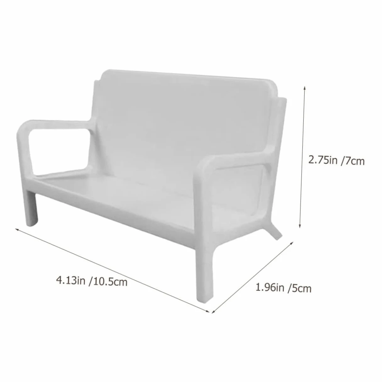 HOMSFOU 3 Set Porta Biglietti Da Visita Titolari Display Organizzatore Saluto In Piedi Titolare Della Carta Dell'ufficio Porta Carte Da Esposizione Abs Bianca 2 Pezzi * 3