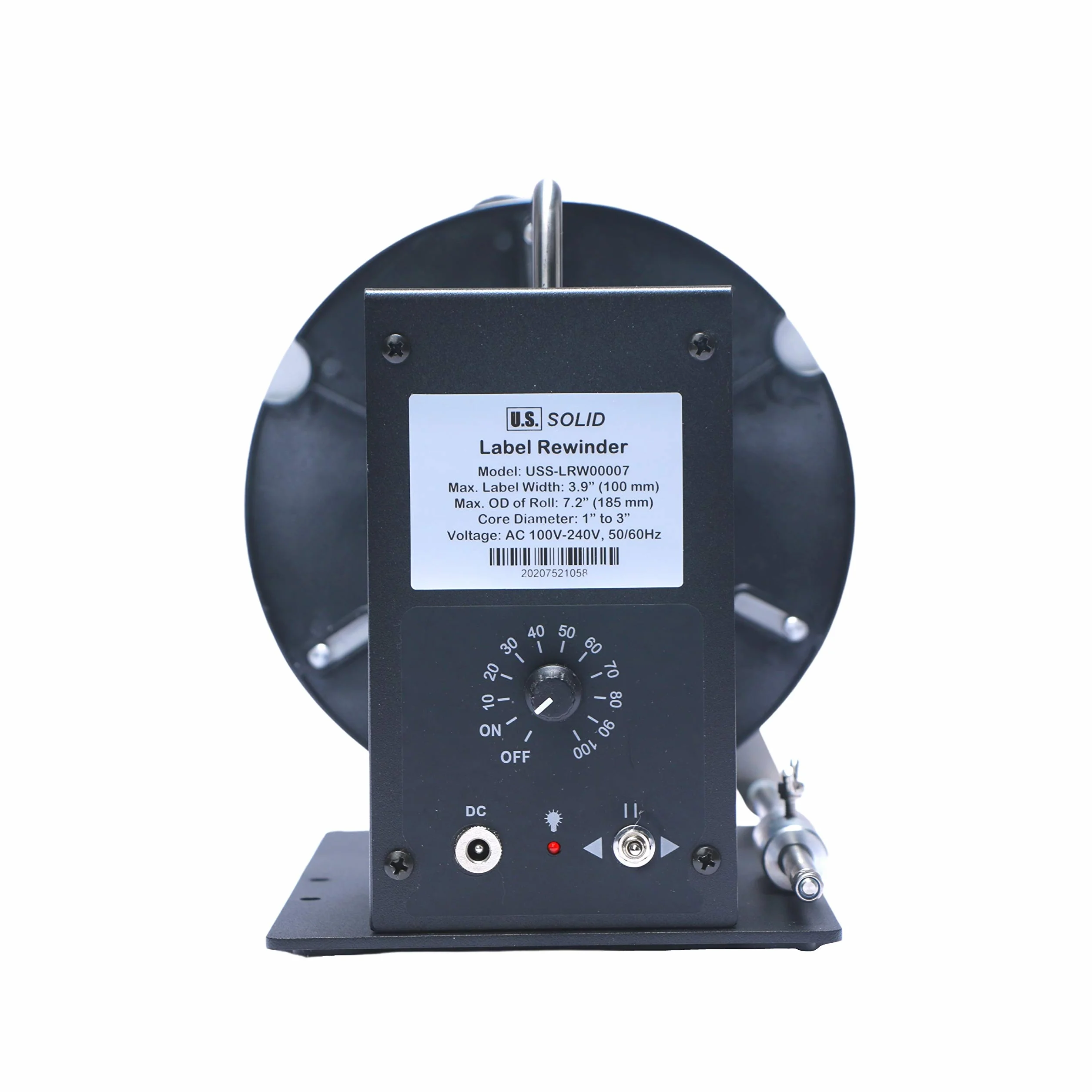 U.S. Solid Avvolgitore etichette automatico 1"-3" 120 mm 185 mm