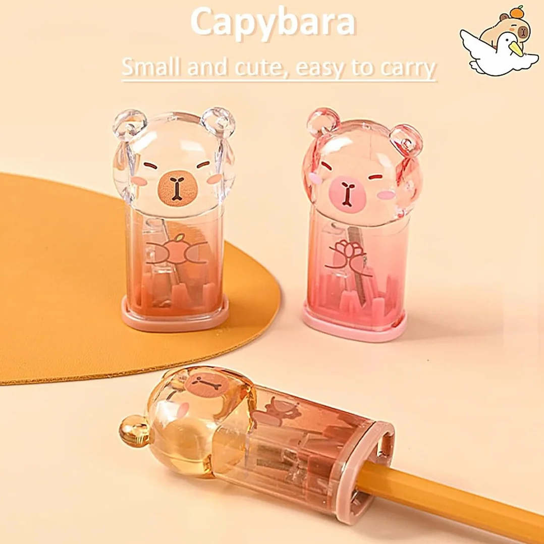 Temperamatite Capybara Manuale 3 Pezzi Multicolore