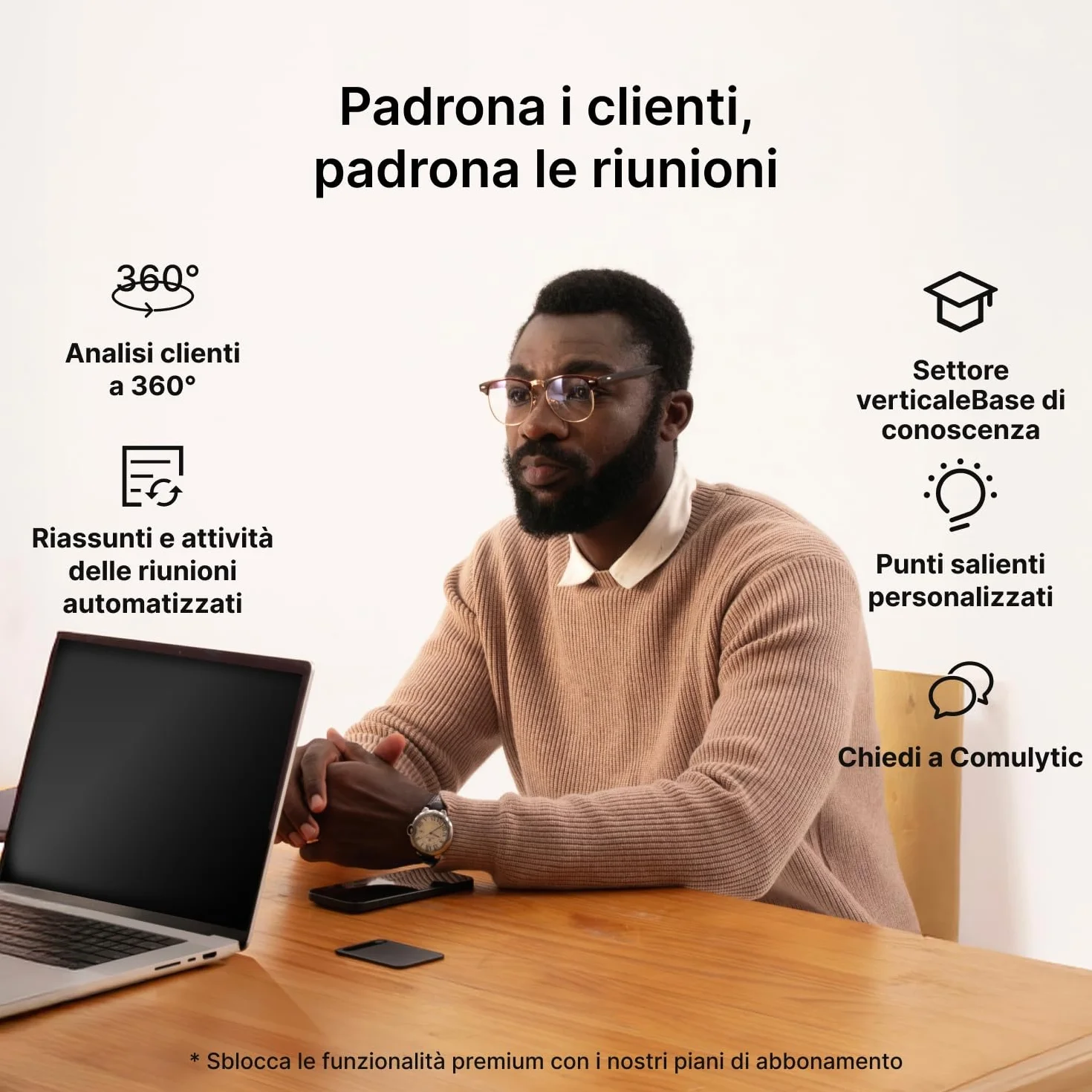 Comulytic Note Pro Registratore Vocale AI 64 GB con Trascrizione e Riassunti Illimitati, Registratore Vocale Professionale per Riunioni/Lezioni/Interviste fino a 45 ore, 113 Lingue,Controllo App,Nero