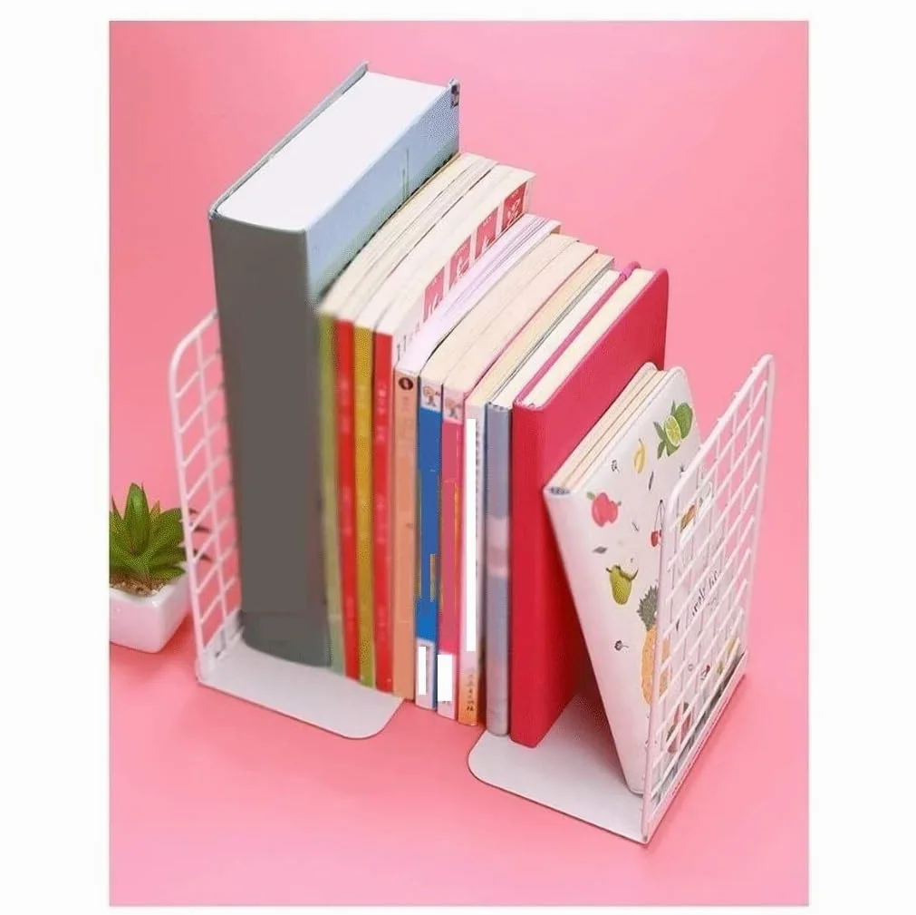 Reggi Libri, Fermalibri Fermalibri eleganti da 4 pezzi decorativi semplici e leggeri Libri tenere rosa Ufficio Casa Scrivania
