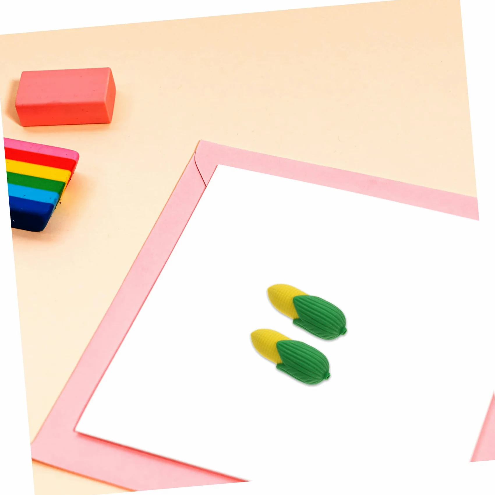 Gomma da Cancellare a Forma di Mais 100 Pezzi Tpr per Ragazzi | Festa Scuola Decor, Erasers Cute, Cute Erasers, per Classe, Gomme per Matite Kawaii