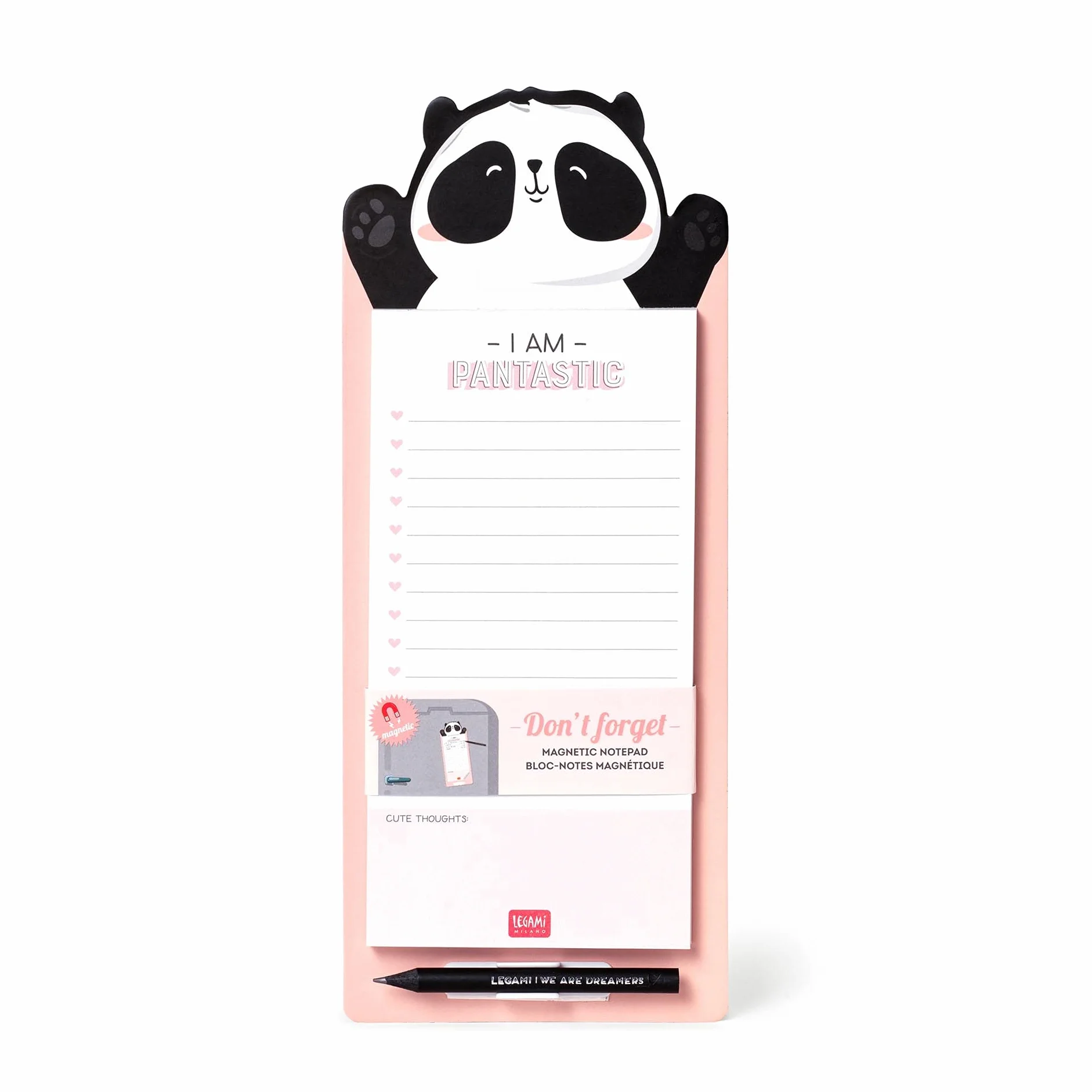 Legami Blocco Note Magnetico 11x28 Cm Panda