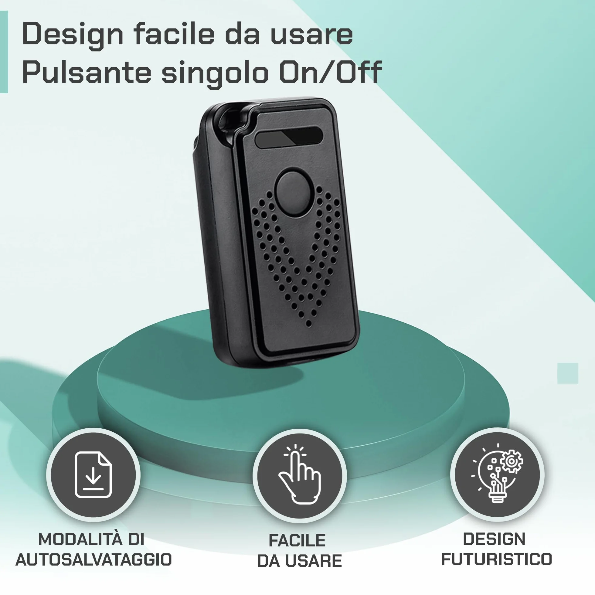 Registratore Vocale Attivato tramite Internet-WiFi, Controllo illimitato della distanza Registratore Vocale Audio, Microfono Audio Cimice a Distanza