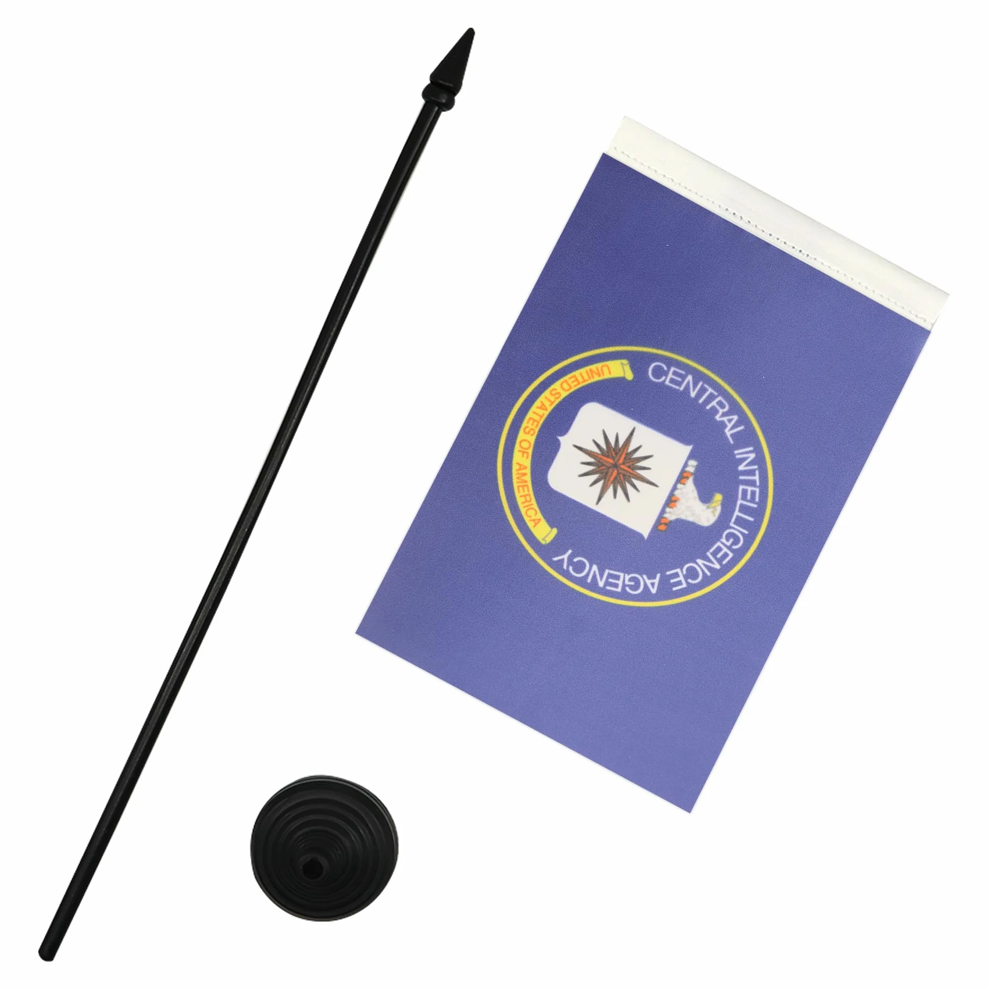 AZ FLAG Bandiera Da Tavolo Central Intelligence Agency Degli Stati Uniti 21x14 cm - Piccola Bandierina Cia Degli Usa