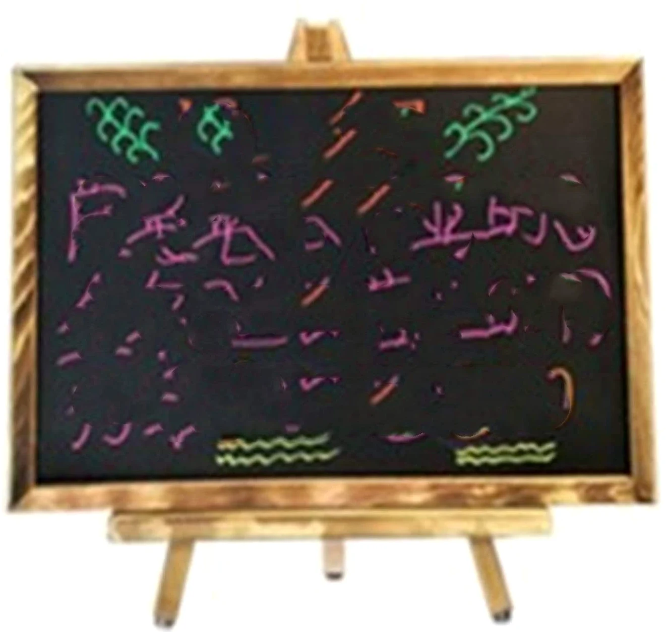 LNNW Lavagna Nera da Gesso Piccola Decorazione della Lavagna, Scheda del Messaggio della Cornice di Legno con la tavola del Menu dei Cassa del caffè del Negozio della Staffa per Bar, Ristoranti, Menu