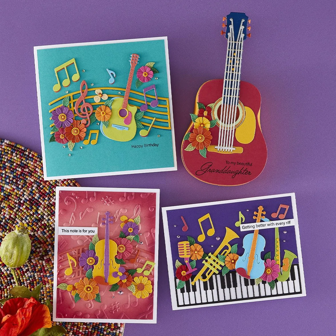 Bibi Cameron Pacchetto Piccoli Strumenti Collezione Note Musicali