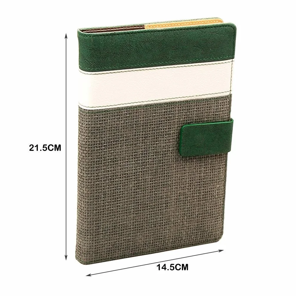 Taccuino creativo retrò ufficio multifunzione taccuino semplice Business Notebook Cancelleria Diario Planner Blocco note (A)