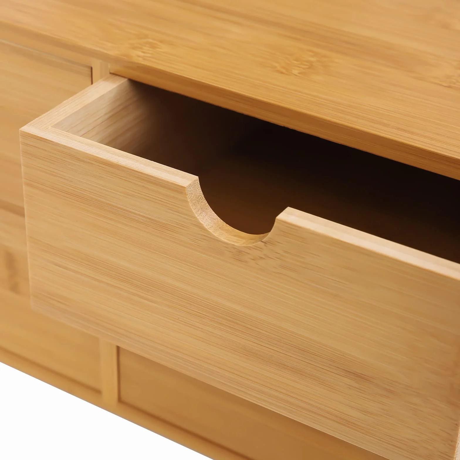 Scrivania Organizzatore in Legno con Cassetto 4 Cassetti per Ufficio Pavimenti Bambù Cassetti Cassetti per Scrivania Ufficio Casa Office