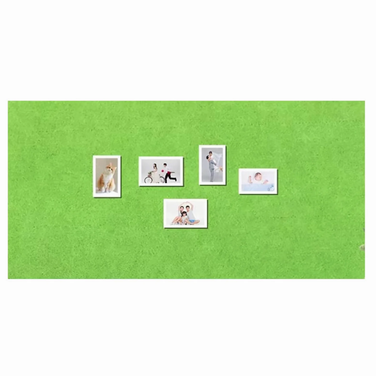 Bacheca in feltro da parete, con puntine, bacheca decorativa per ufficio o uso domestico, 60 cm x 120 cm