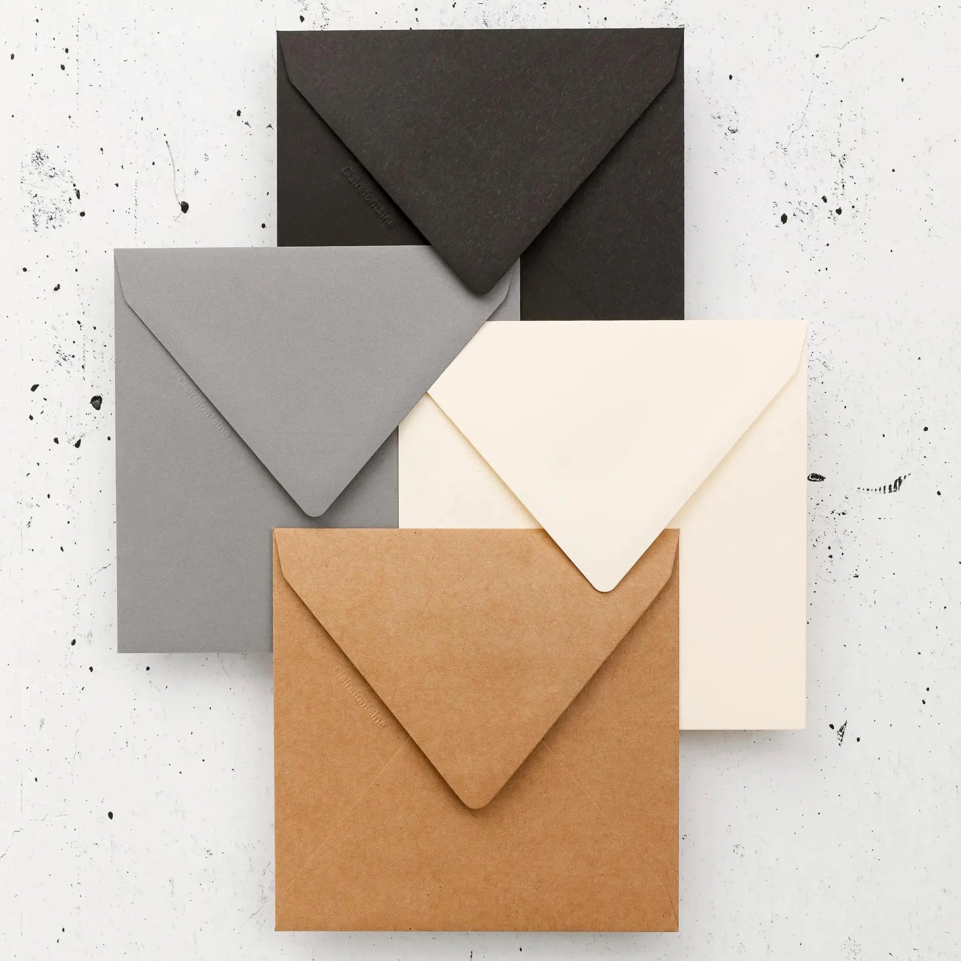 Clairefontaine Koperty Samoprzylepne 20szt 14x14cm 120g/m² Kraft