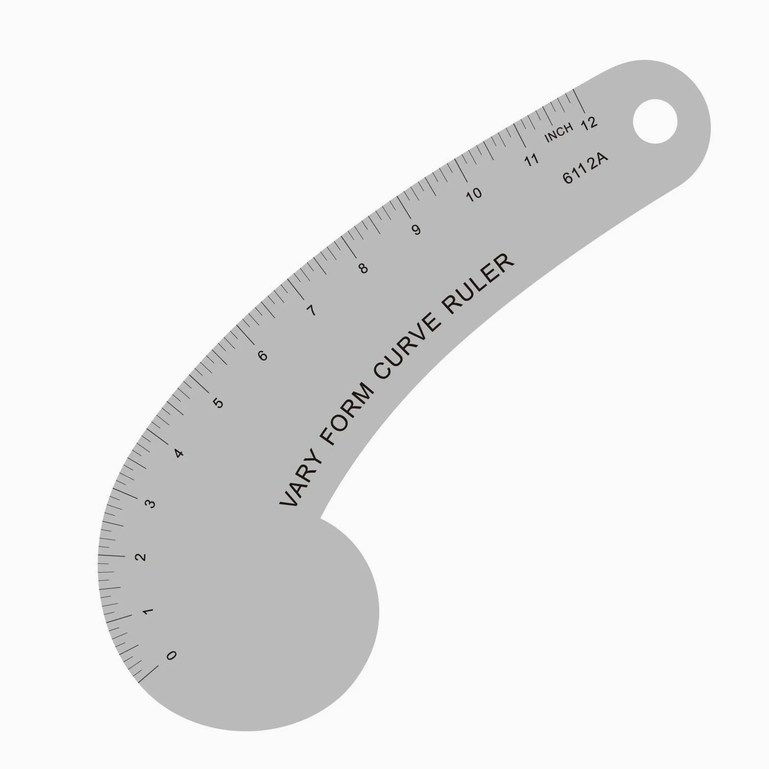Strumento misurazione ' Abbigliamento Antiscivolo con marcatura Chiara per Un Facile Layout del Tessuto Righello per Modelli Abbigliamento in Metallo