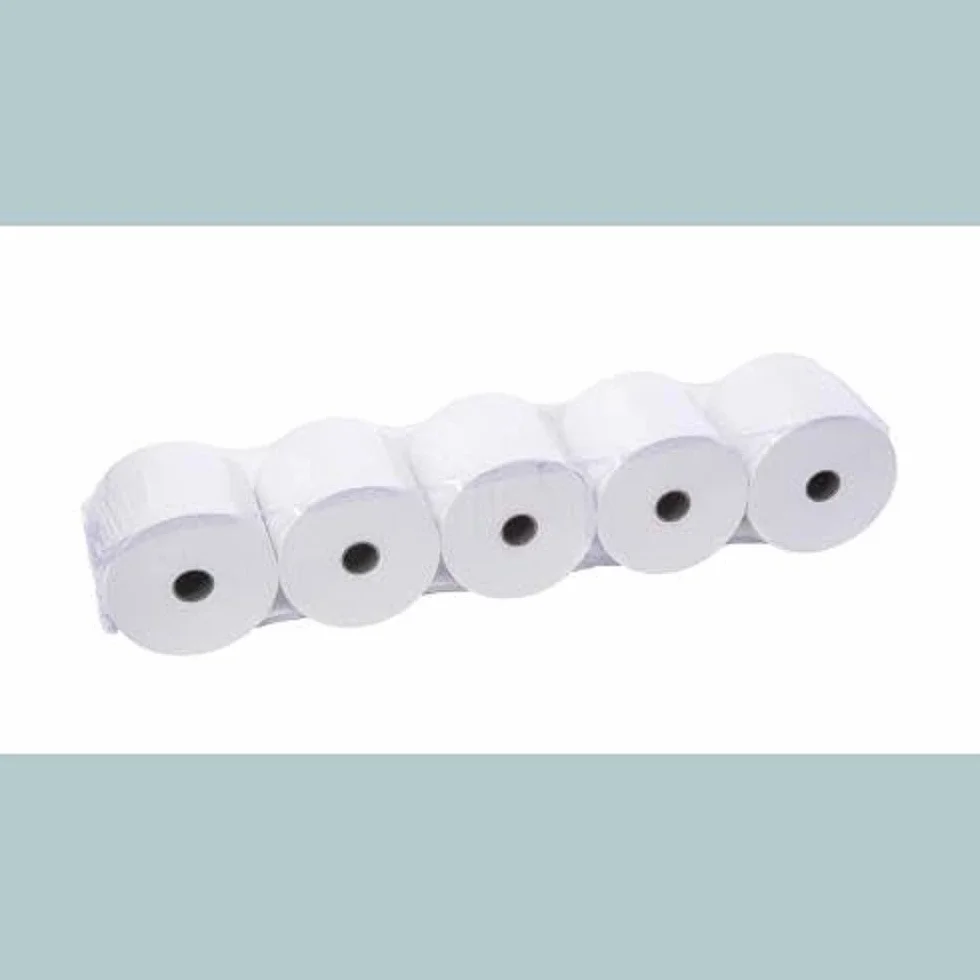 Genie Rotoli di carta per registratori di cassa 57 x 12 mm 40 lfm 100% senza legno bianco 5 pz