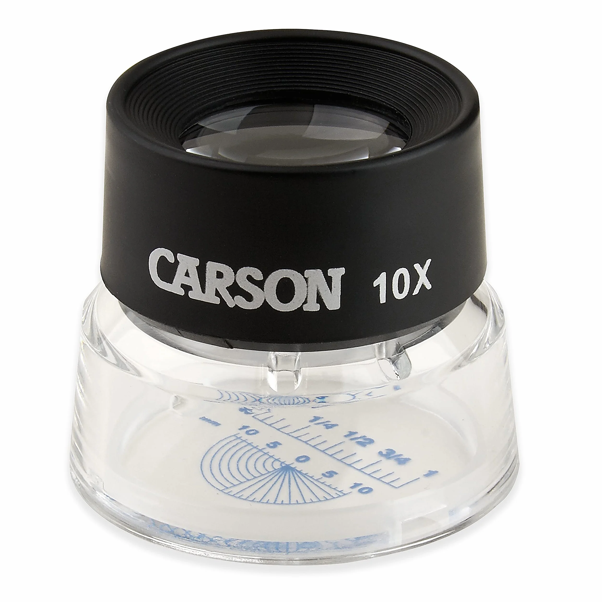 Carson Optical LumiLoupe LL-20 lente di ingrandimento x10 con griglia di misurazione