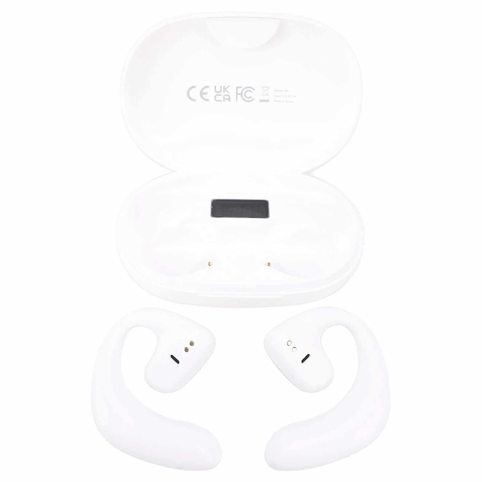 Fabater Auricolari Traduttori Multilingue Wireless con Cancellazione del Rumore per Viaggi D'affari, Chiamate Musicali, Auricolari Wireless per Traduzione AI per Viaggiatori D'affari (WHITE)