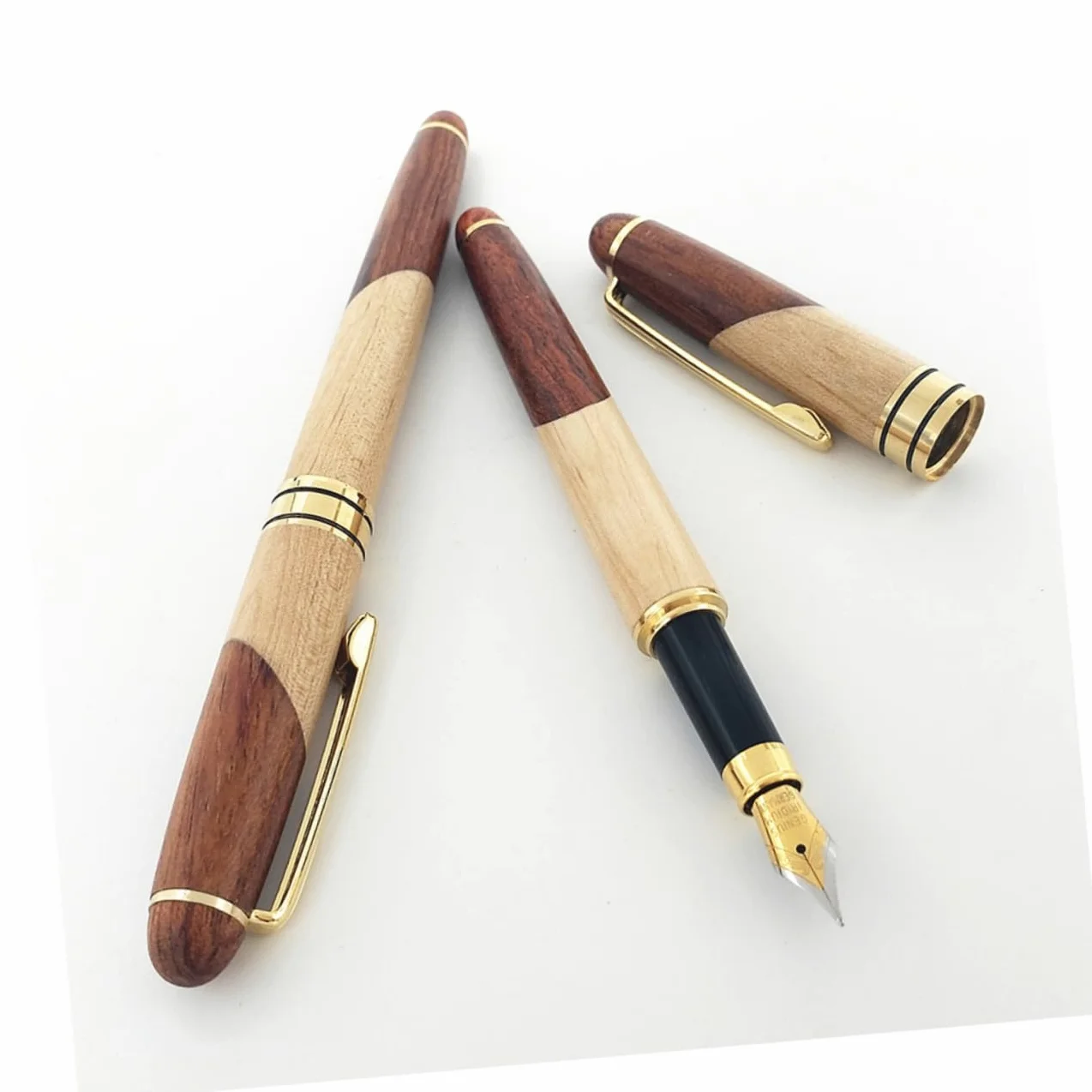 TEHAUX 3pezzi Penne Di Con Scatola Nera Penna Slim e Leggera Per Ufficio e Scuola Per Anniversari e Occasioni Speciali
