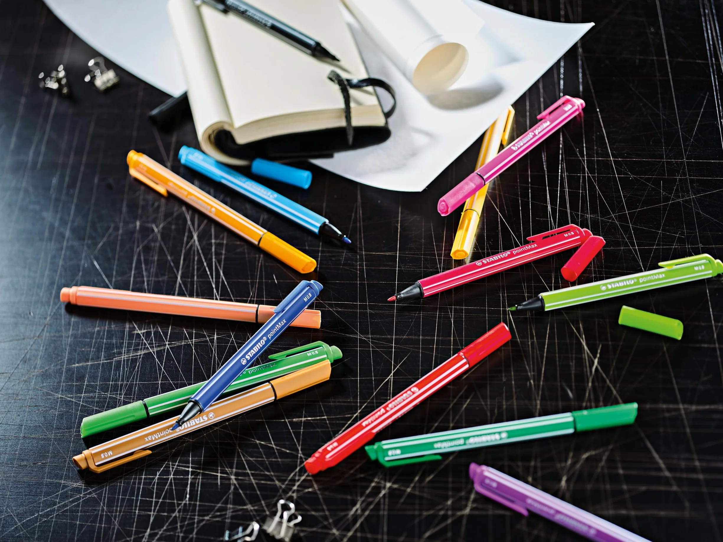 STABILO - Fineliner Premium - pointMax | Confezione da 32 pezzi, colori assortiti