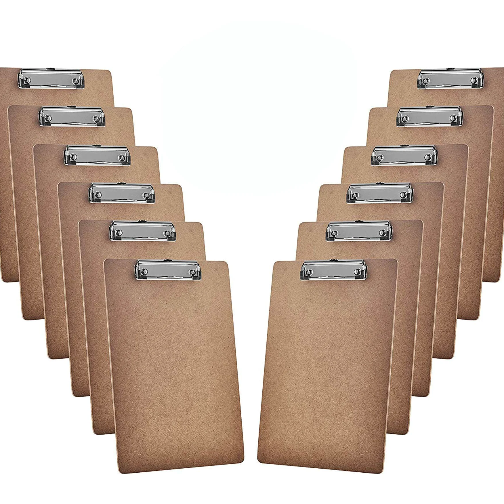 Acrimet Portablocco con Clip a Basso Profilo Formato Lettera A4 (33 x 23 cm) (Cartone Rigido) (Confezione da 12 Pezzi)