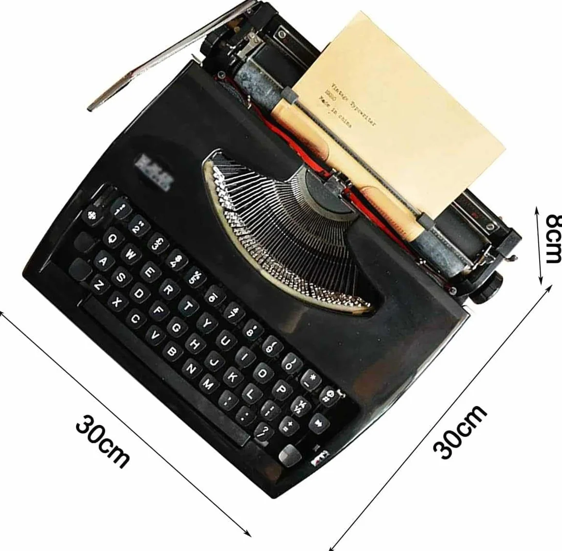 Macchina da scrivere manuale portatile tradizionale vecchio stile, macchina da scrivere classica retrò vintage per scrittori, macchina da scrivere manuale portatile, macchina da scrivere nostalgica