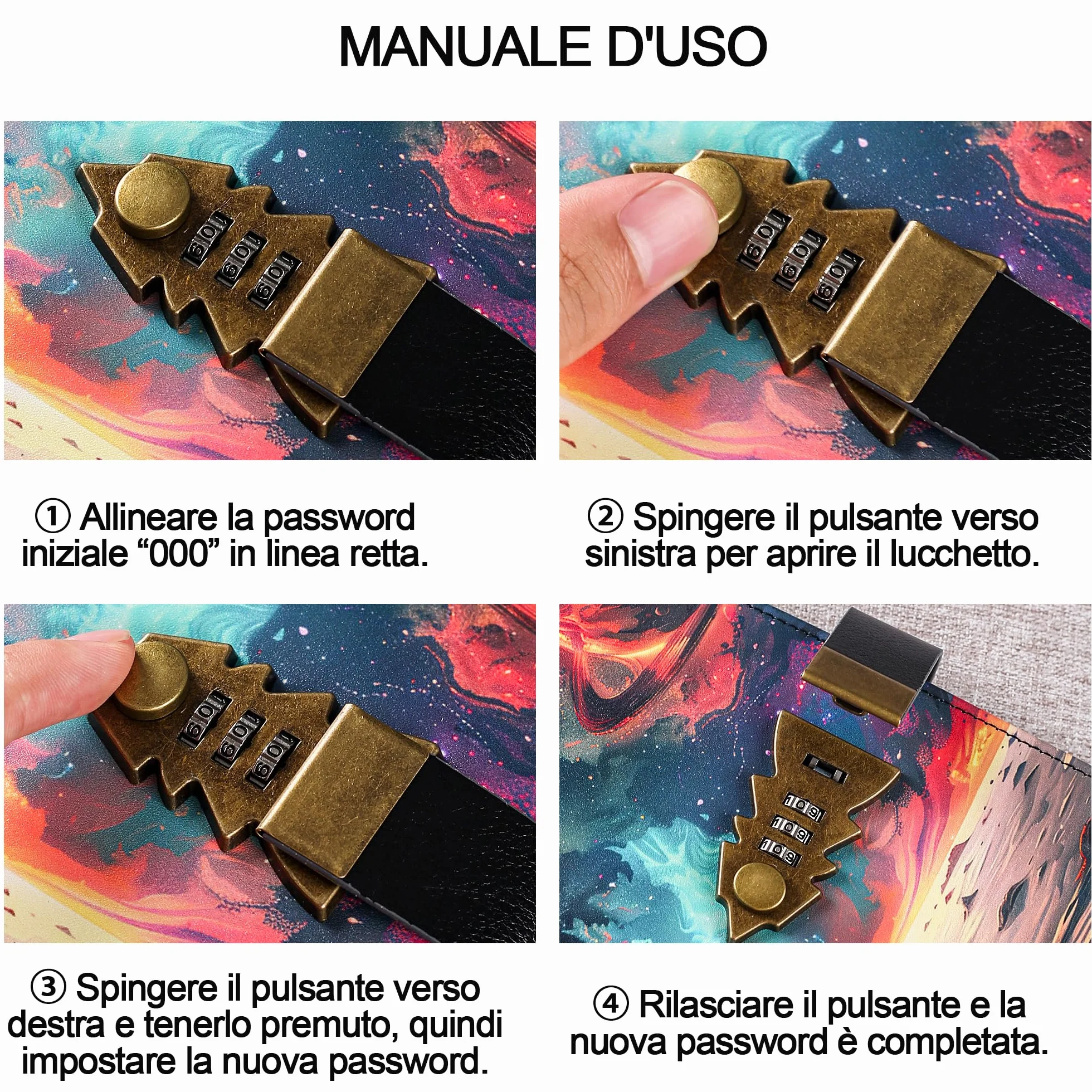 Diario Segreto Ragazzo con Blocco a 3 Cifre, Quaderno A5 Regalo per Bambini 7-14 Anni