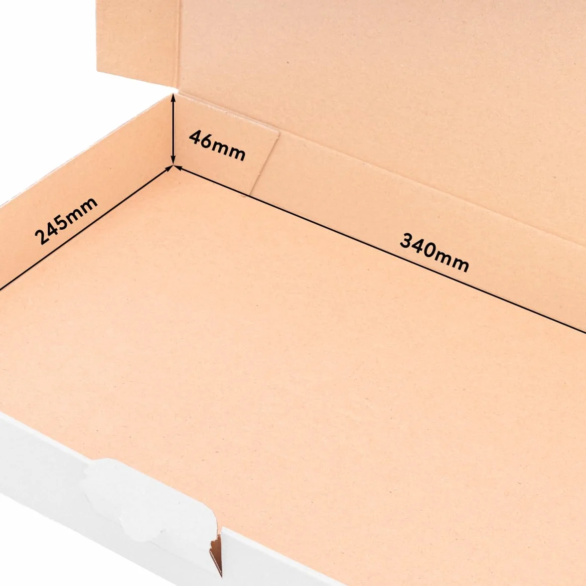 verpacking Scatole per maxi-lettere 350 x 250 x 50 mm Bianco [dimensioni e quantità selezionabili] DIN A4 | B4 Maxi lettera MB-5 scatola postale per posta merce confezione da 50 pezzi