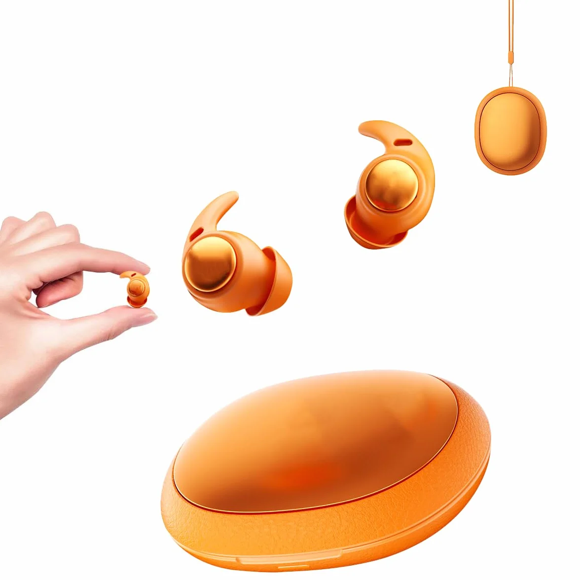 NE76 Sleep Earbuds - Auricolari Bluetooth da 6 pollici, traduzione AI, in tempo reale, 150 lingue, impermeabili, design piccolo, per chi dorme di lato, per viaggi, istruzione, riunioni di lavoro