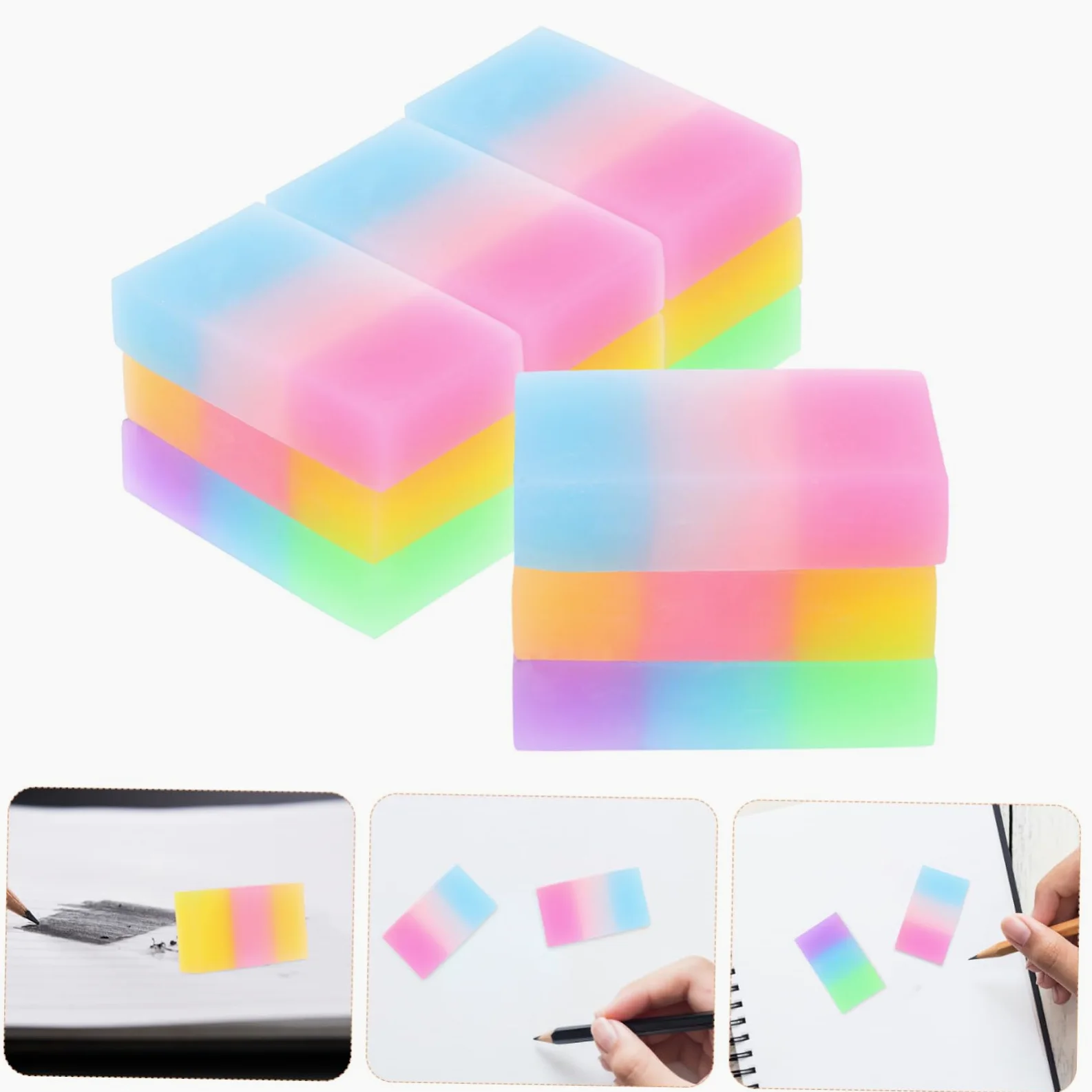 Gomma Jelly 36 Pezzi Tpr, Stile Carino per Ufficio | Festa Scuola Decor, Piccoli Accessori Regalo, per Disegno e Correzione Precisa