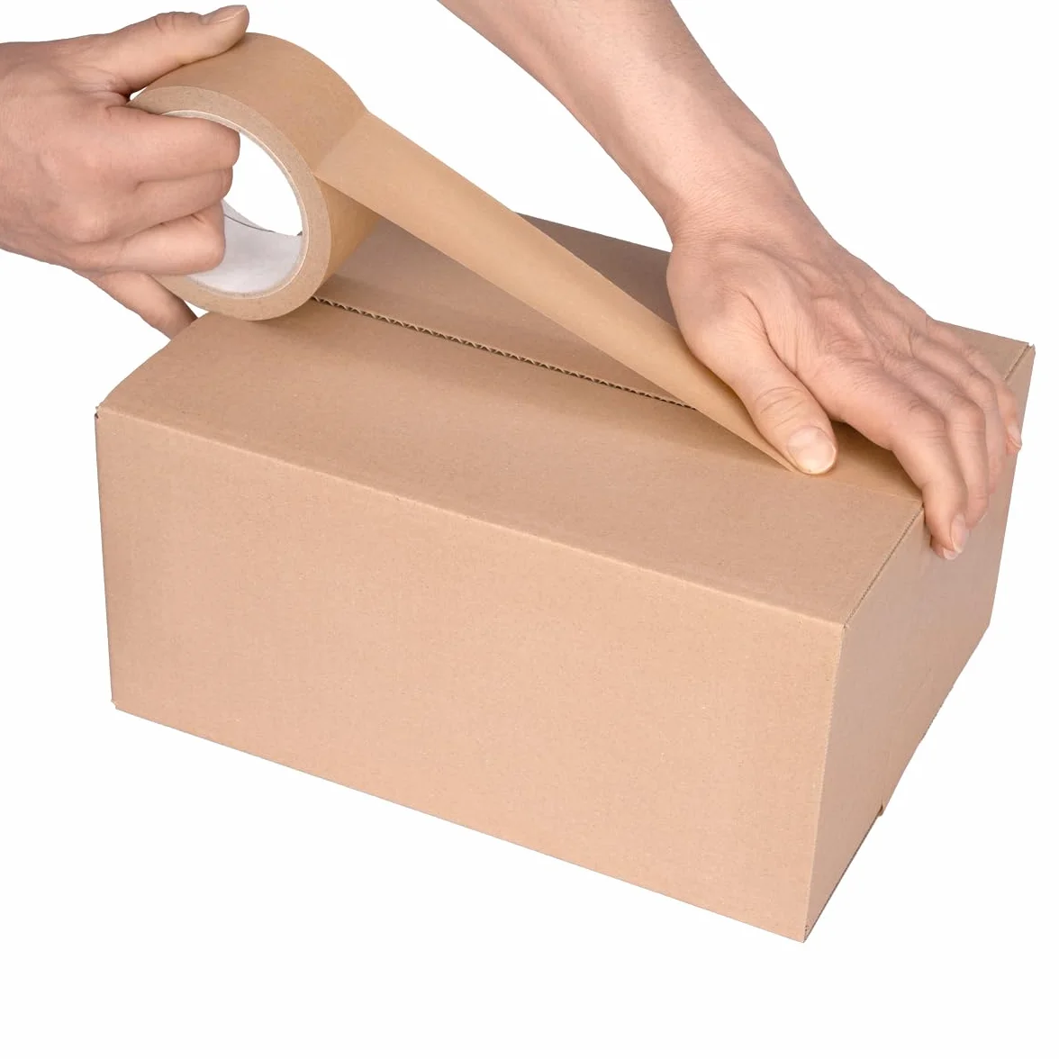 verpacking 100 Cartoni da imballaggio 20 x 15 x 9 cm marroni per spedizioni DHL - Scatole di cartone un'onda KK 10