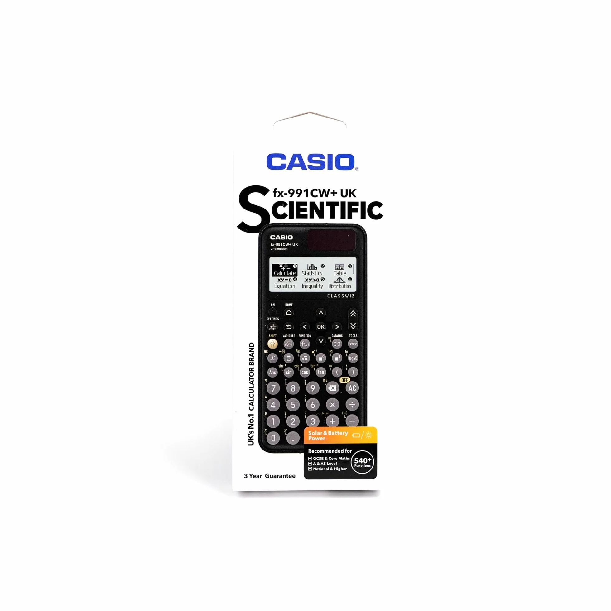 Casio fx-991CW+ - Calcolatrice scientifica (versione UK), aggiornamento dal precedente modello fx-991CW
