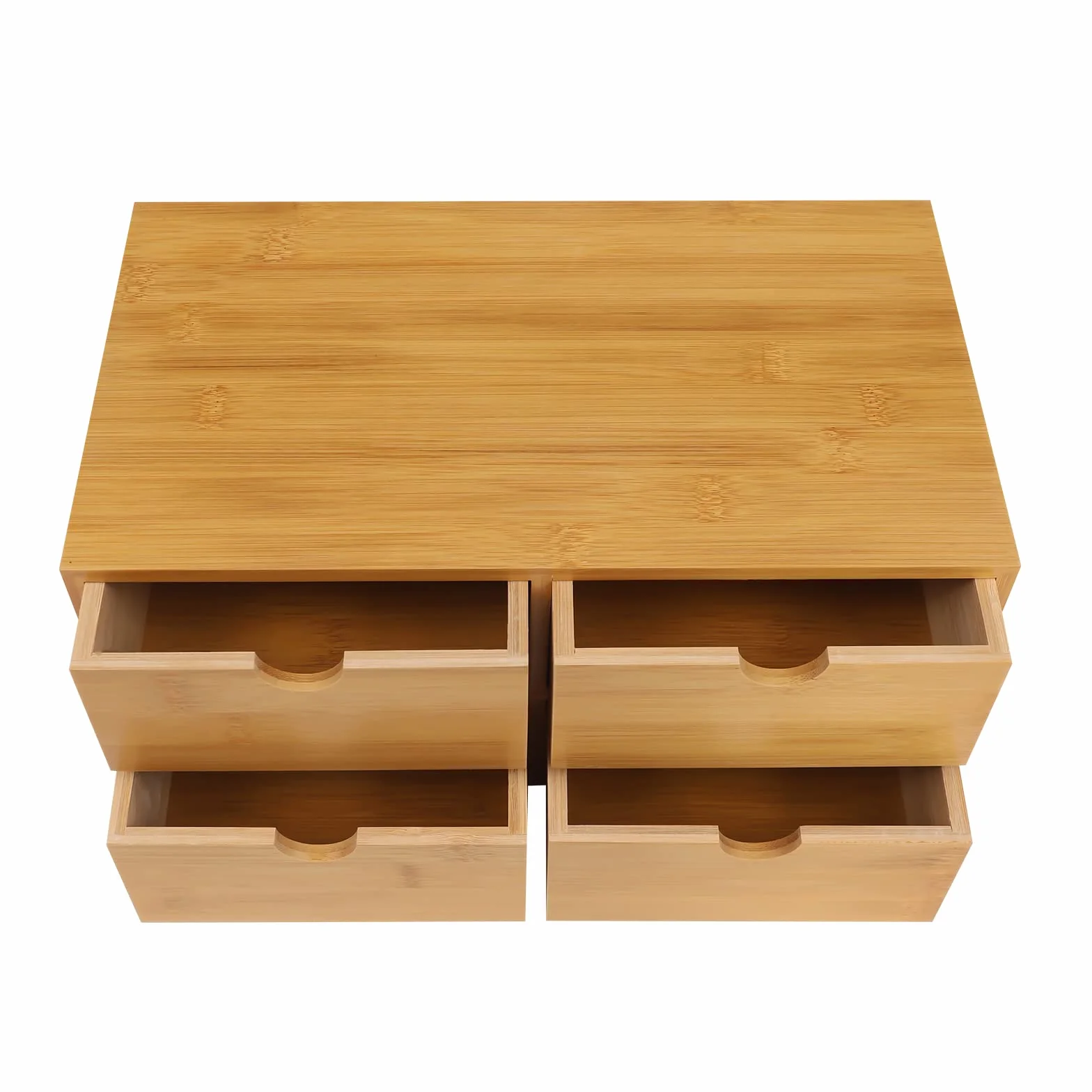 Scrivania Organizzatore in Legno con Cassetto 4 Cassetti per Ufficio Pavimenti Bambù Cassetti Cassetti per Scrivania Ufficio Casa Office