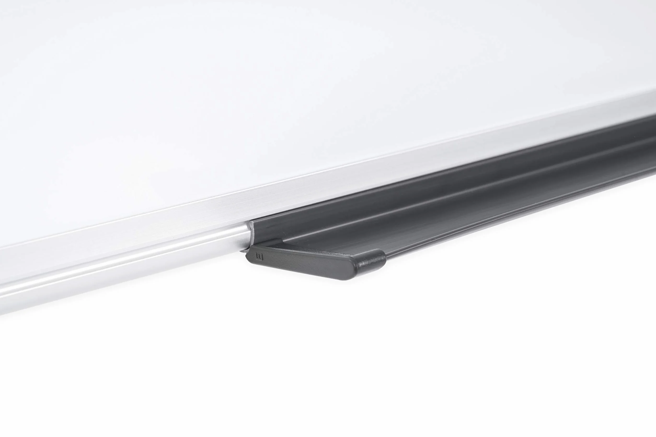 Bi-Office Maya - Lavagna Magnetica Bianca, 90 x 60 cm, Con Cornice In Alluminio, Superficie Magnetica Acciaio Laccato