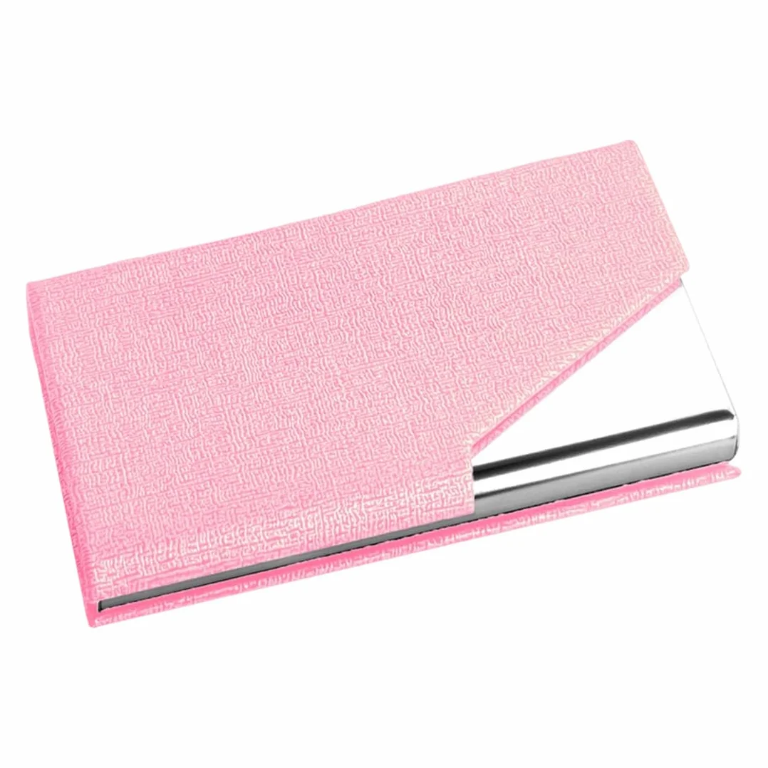 Porta Biglietti Da Visita Magnetico, Rosa, 1 Pezzo, Ufficio e Affari