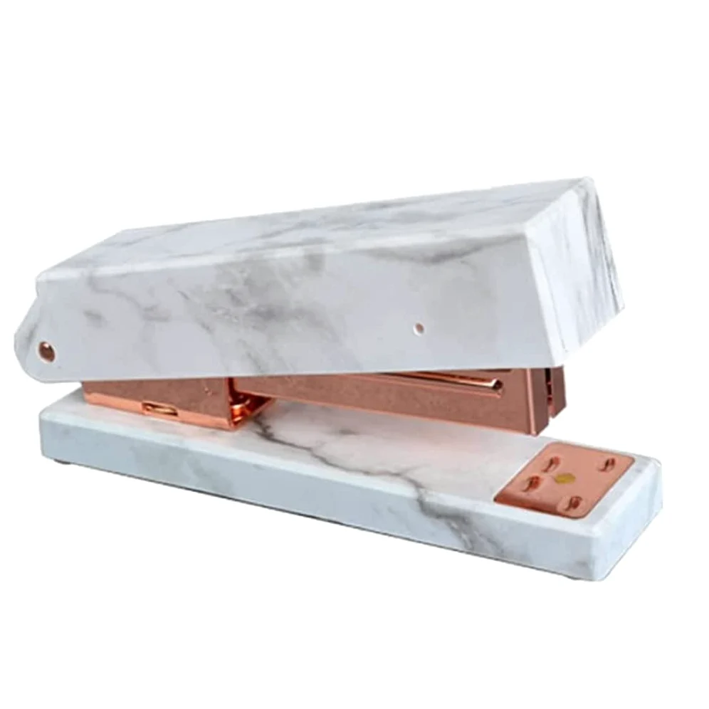 ABGRC cucitrice Pinzatrice per Marmo Pinzatrice Portatile da 50 Fogli Pinzatrice da scrivania per Ufficio Forniture per Rilegatura per Desktop da casa Ufficio della Scuola di casa