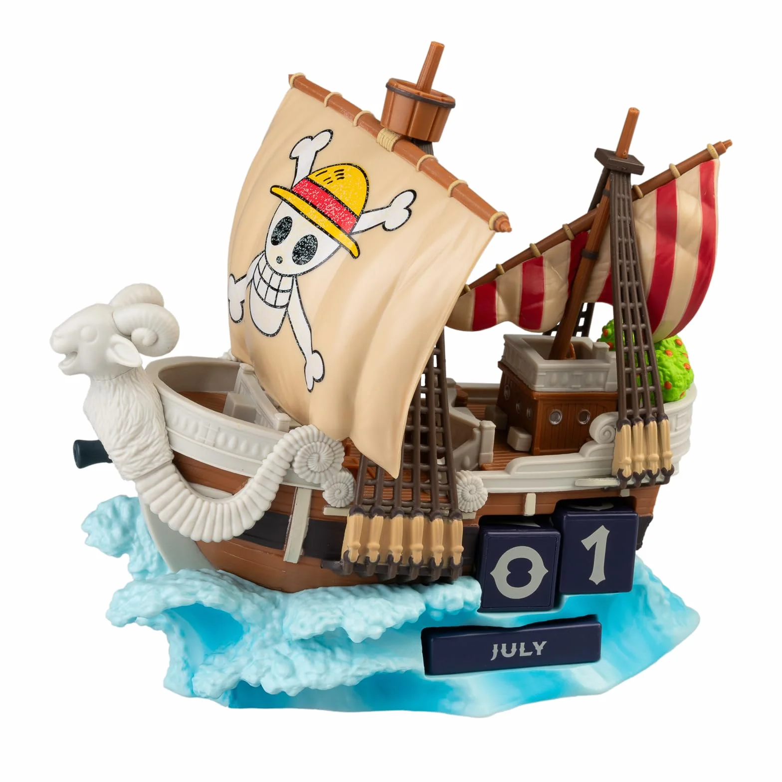 Grupo Erik Calendario Perpetuo One Piece Manga 3D - Calendario da Tavolo Perpetuo | Decorazione da Scrivania per Fans, One Piece Gadget (16,7 x 15,5 x 10,6 cm)