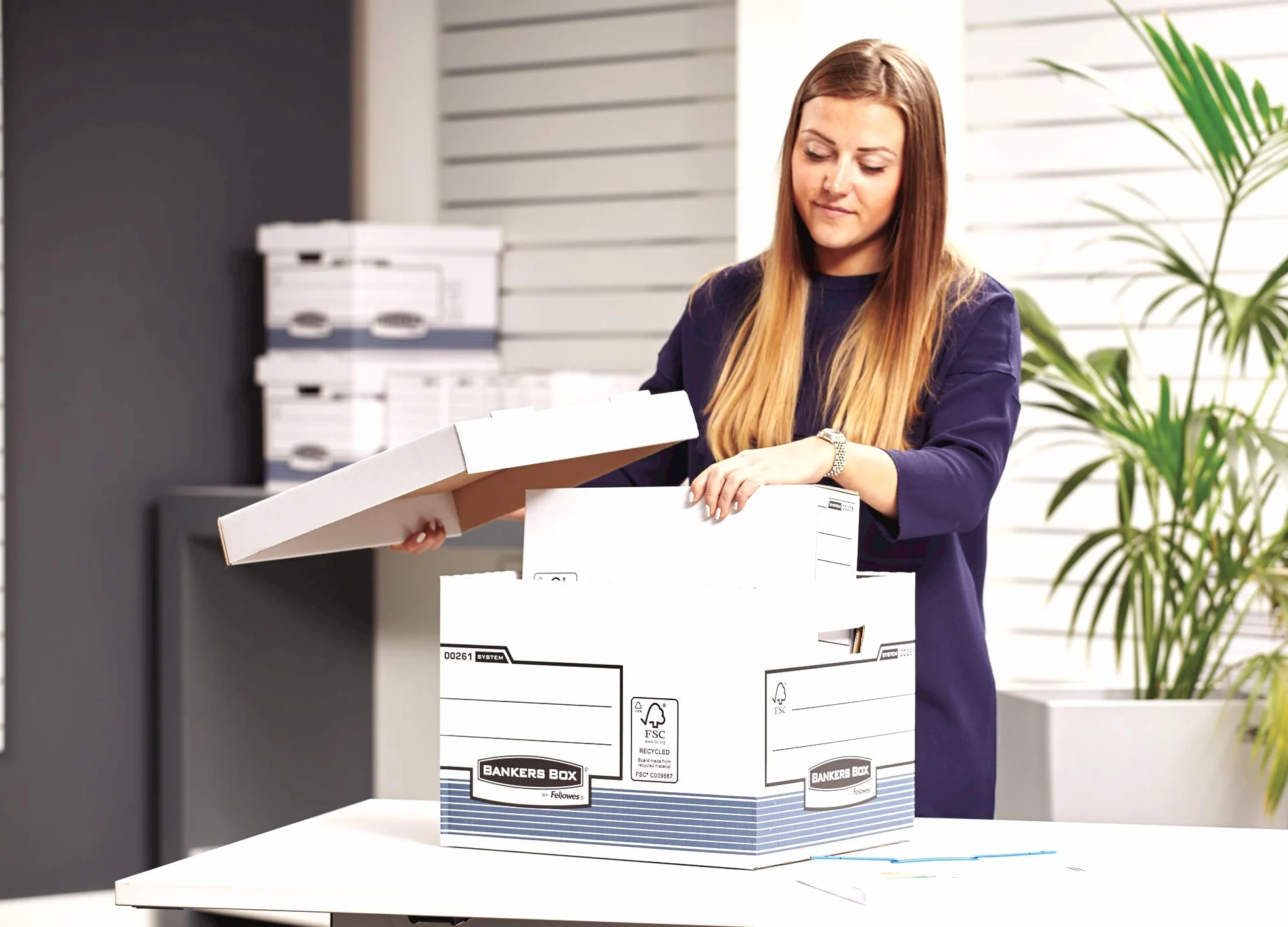 Bankers Box 0026101 Scatola Archivio Standard System, FSC, Confezione da 10 Pezzi