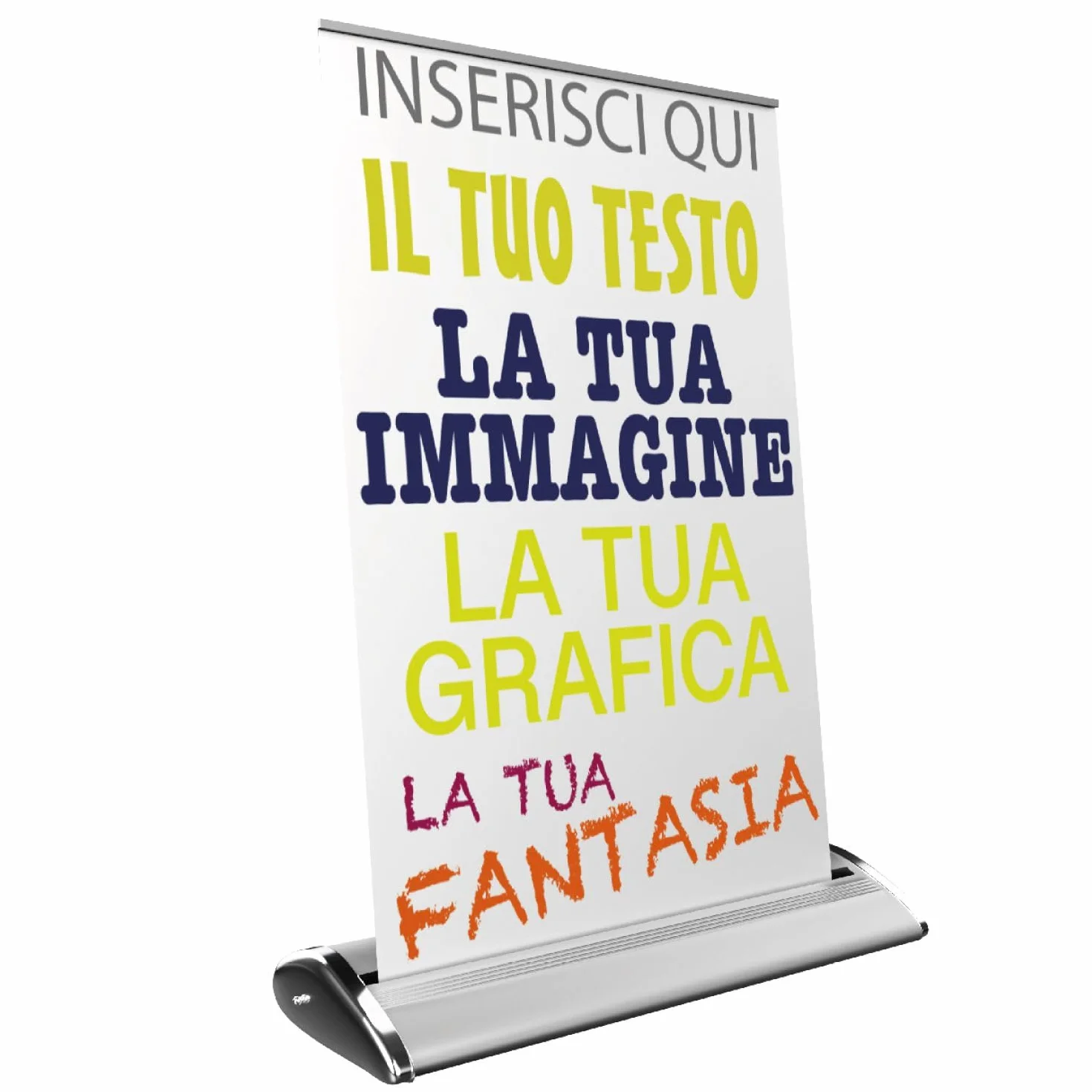 Gruppo Veneziano - Roll Up personalizzato - Roll up personalizzato con immagini, testi/o loghi per aziende, esposizione, fiere - Roll Up pubblicitario