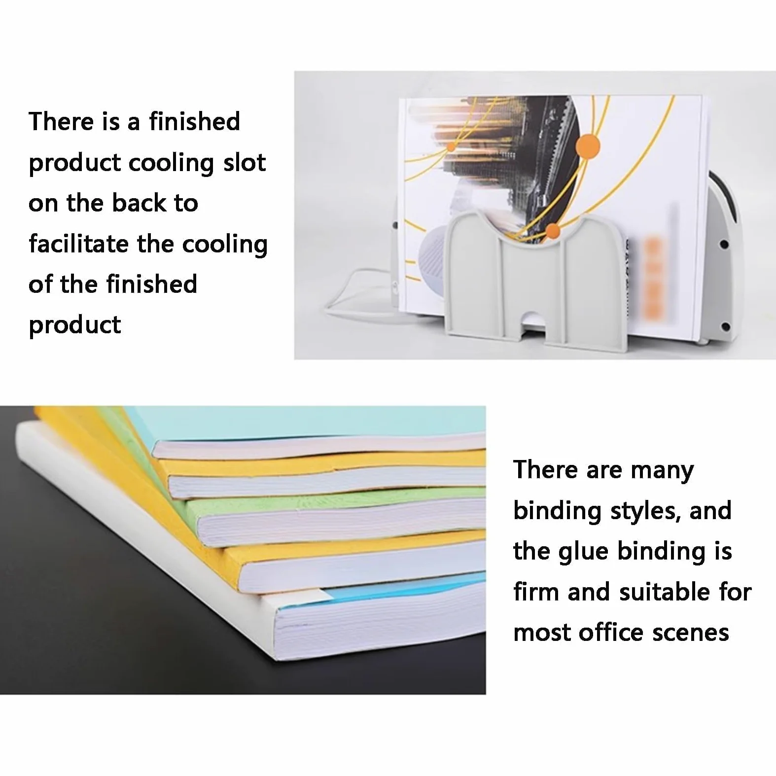 Binding Machine A4 Hot Melt | Raccoglitore termico elettrico per documenti da 33 mm | Rilegatura rapida per foto rapporti e libri | Funzionamento semplice da scrivania