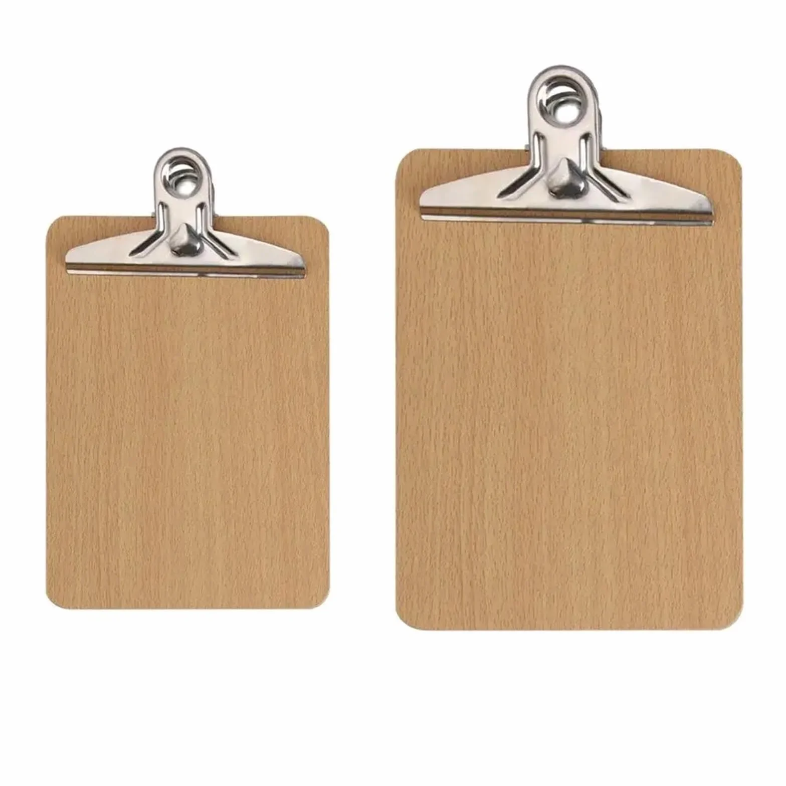 3 pezzi di fogli for appunti in legno, cartelle multifunzionali for con clip in, for appendere, articoli for ufficio per Scuola, Ufficio(A5)