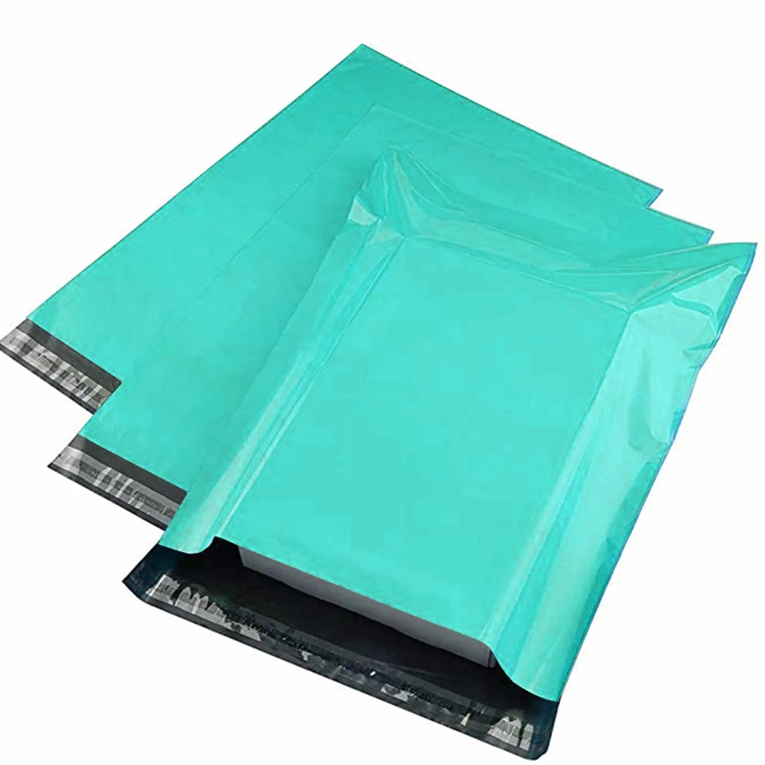 Buste per Spedizione di Plastica 100pcs Teal Green Eco Poly Maillers Autoadesivo Spedizione Mailing Pacchetto Pacchetto Mailer Busta postali Borse Borse Courier Storage Bags 47 (Color : 25x35cm use 2