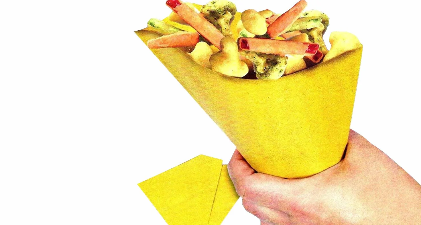 Cono Astuccio Porta Patatine E Fritto in Carta Paglia Dispenser Box Chips Potato PATATINA PZ 250