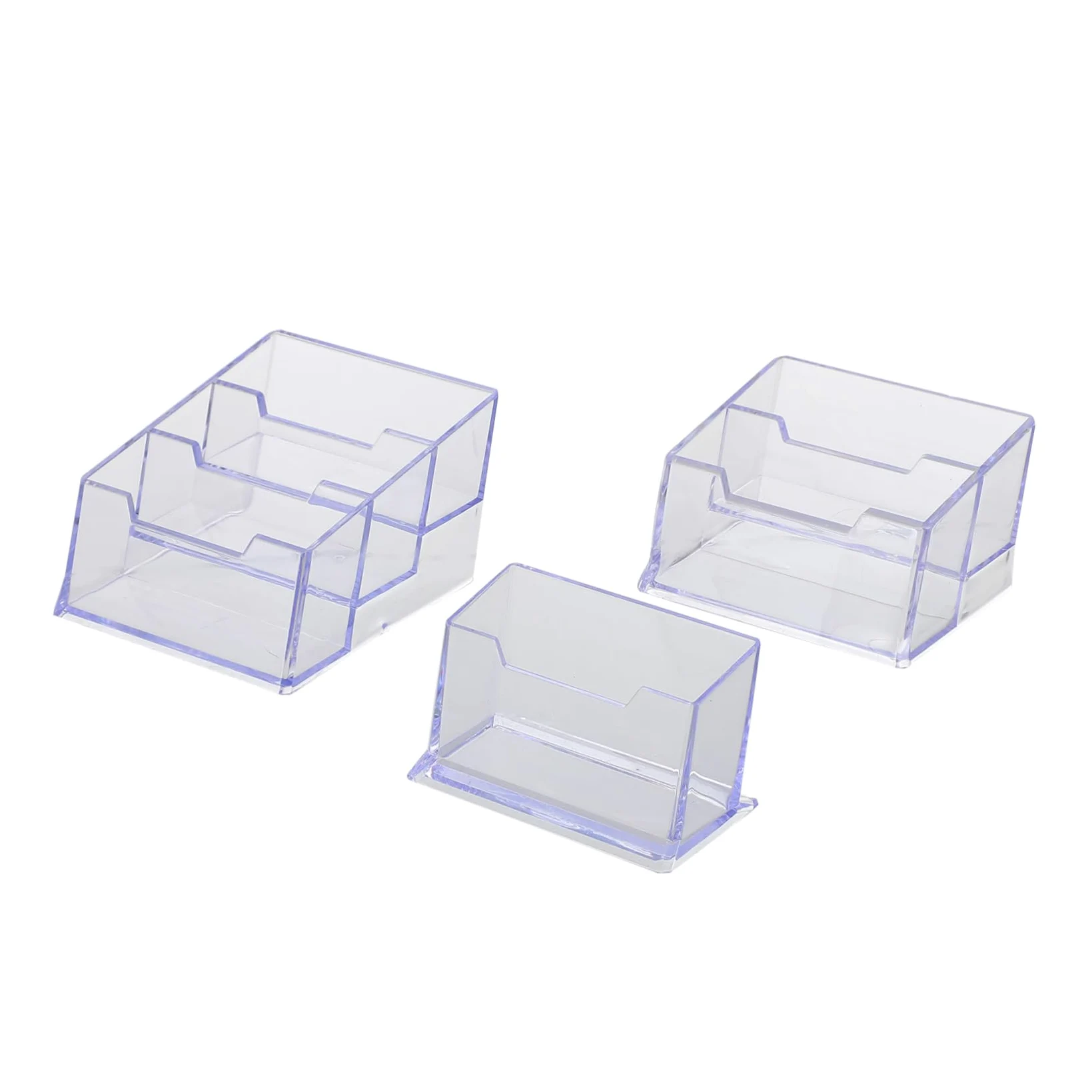 Angoily 2 Set Biglietti Visita Organizer Per Carte Scrivania Design Per Ufficio E Presentazioni Professionali 3 Pezzi*2