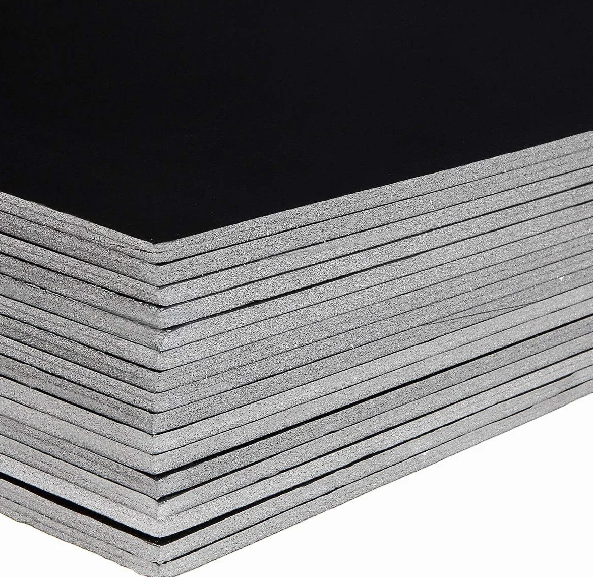 16 fogli di schiuma A3, colore nero, 420 × 297 × 5 mm, in schiuma nera A3, per pubblicità, presentazioni, progetti artigianali e imballaggi