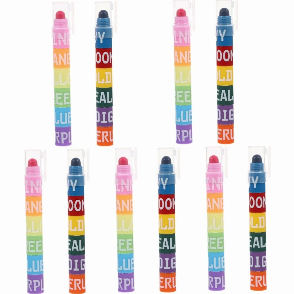 Abaodam 10 Set Di Evidenziatori Pennarelli Evidenziatori Penne Scolastiche Per Arte Scrittura Scrapbooking