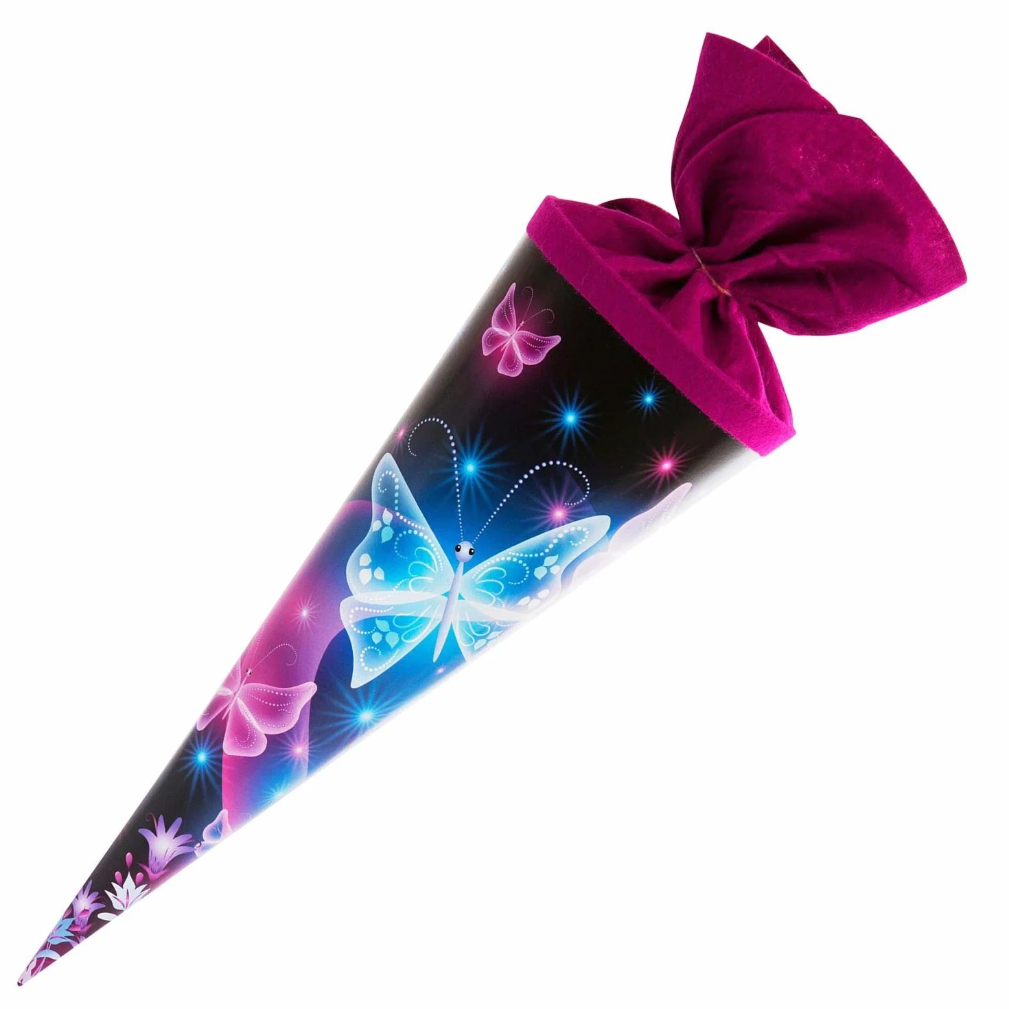 Goldbuch Sacchetto per la Scuola di Fratello con Farfalle e Zucchero 35 cm Cartone Laccato Confezione Regalo Multicolore