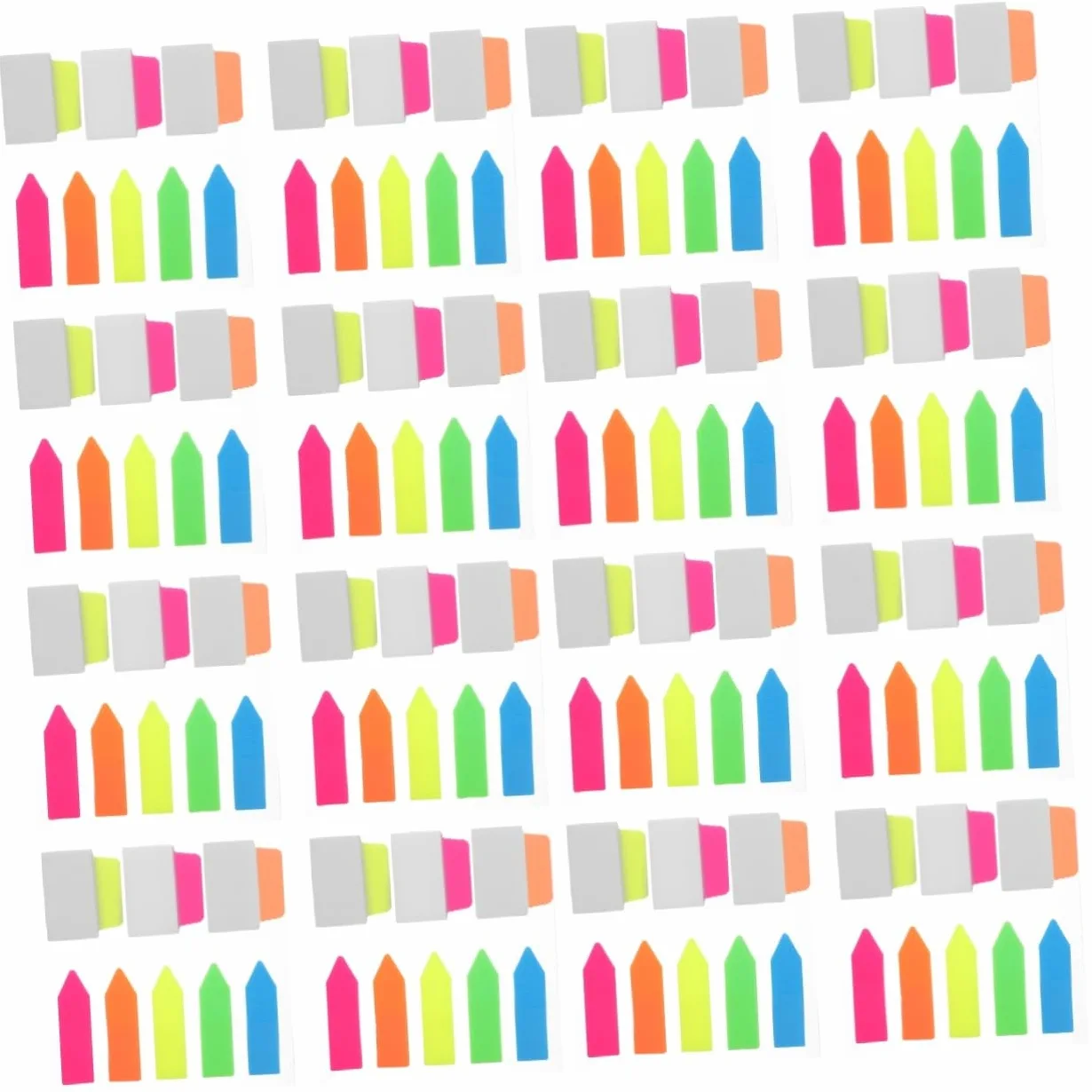 VILLCASE 20 Set Foglietti Adesivi Per Animali Domestici Etichette Adesive Per Libri Schede Per Annotare Libri Blocco Note Appiccicoso Foglietti Adesivi Colorati Segnapagina Di Carta