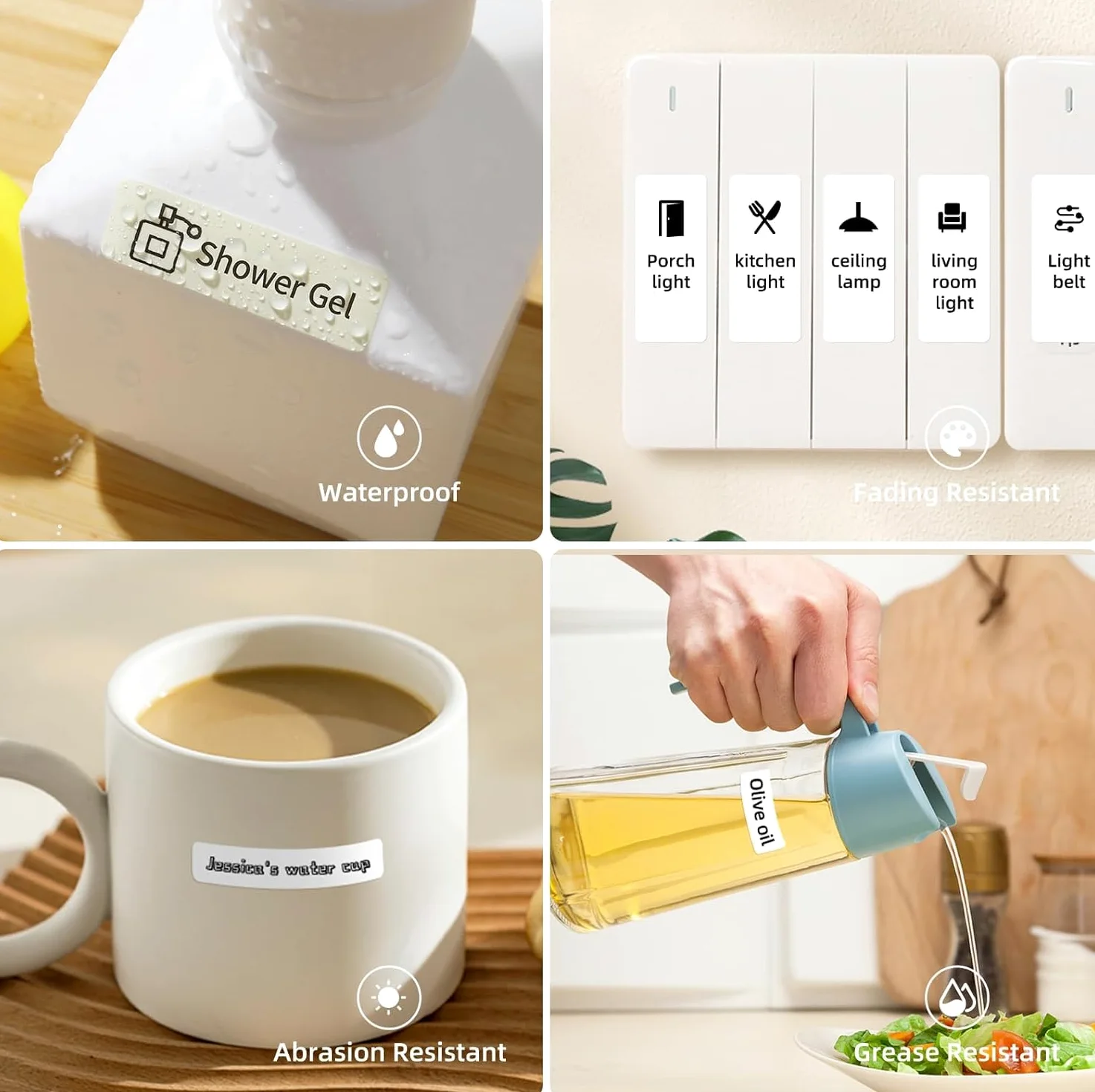 Label Maker D110 Etichettatrice termica Bluetooth con nastro, stampante portatile per etichette senza inchiostro, portatile e ricaricabile, con più modelli per casa e ufficio, compatibile con iOS