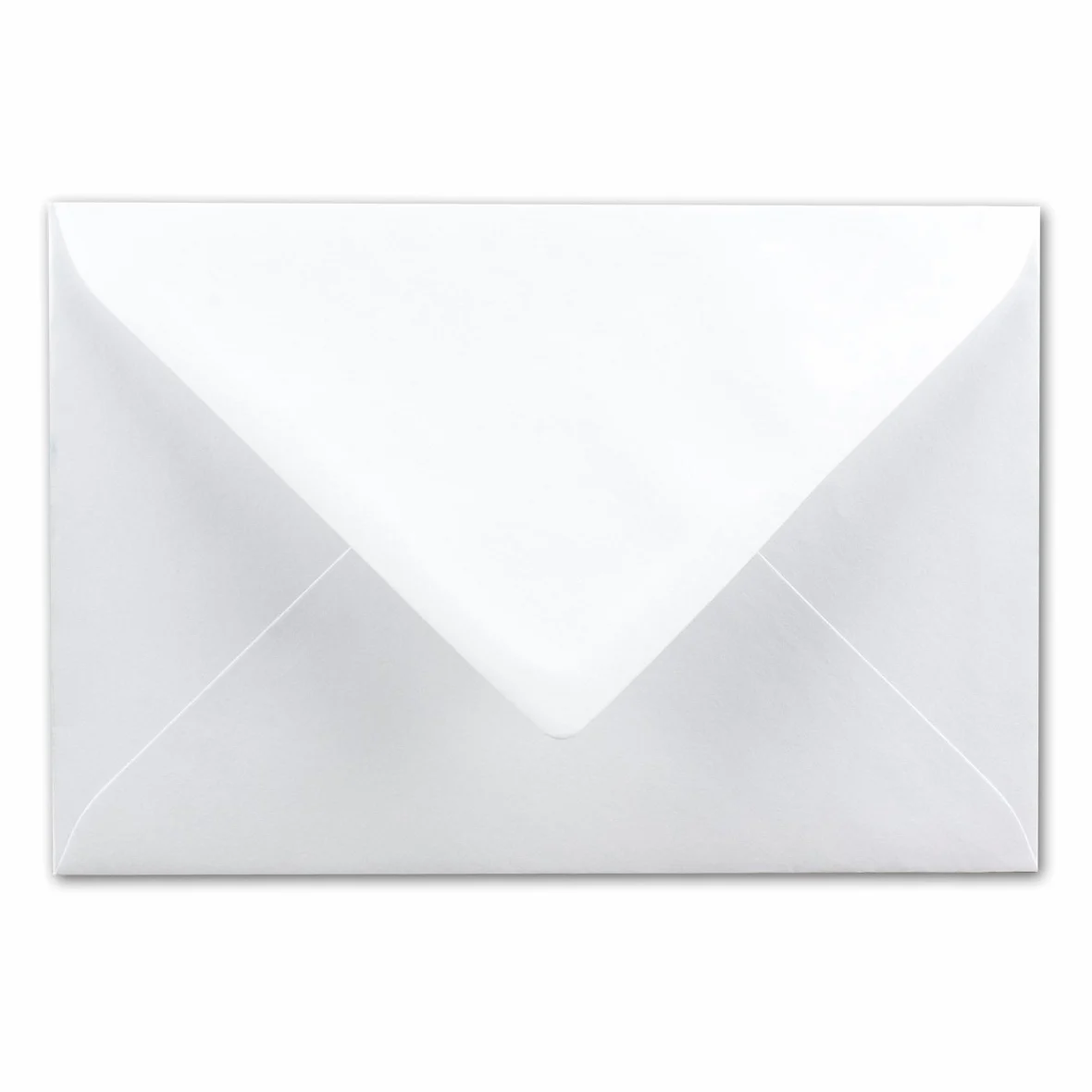 Buste da lettera, di colore bianco, formato B6, 125 x 185 mm, con striscia adesiva 200 Umschläge bianco