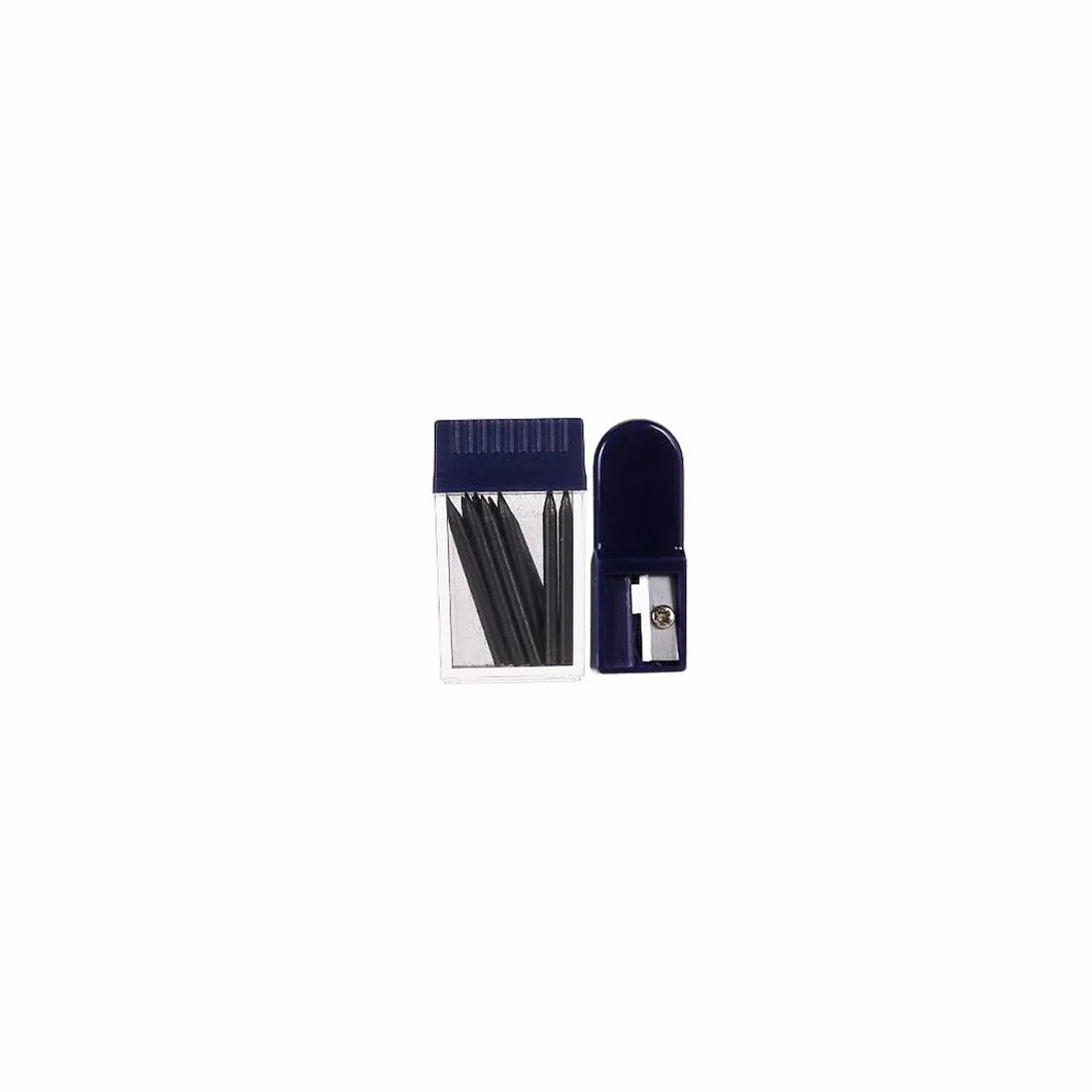 Pryma Mine Ricambio per Compasso Con Temperino, punte HB 2 X 2,5 Mm 12 Pz per Scuola e Disegno Tecnico
