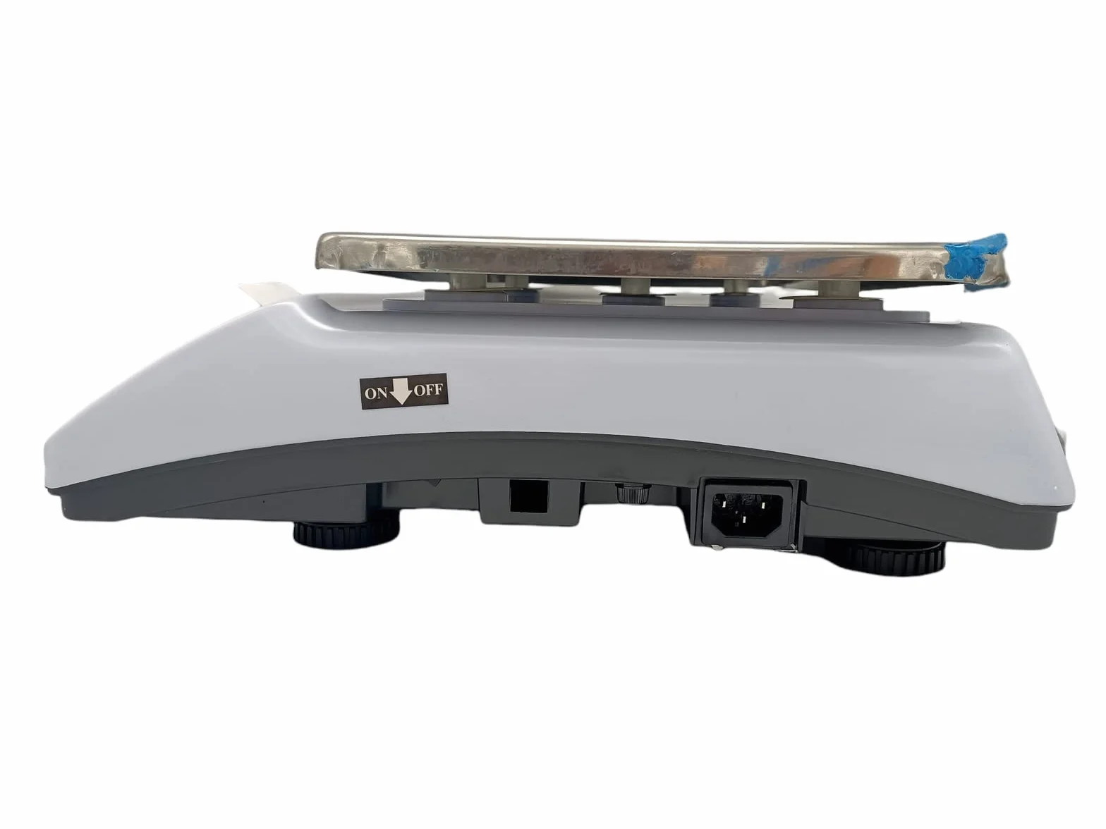 BILANCIA 50KG 5GR CON BRACCIO STAMPA SCONTRINO 6 DISPLAY 18 MEMORIE ALIMENTAZIONE A RETE E BATTERIA