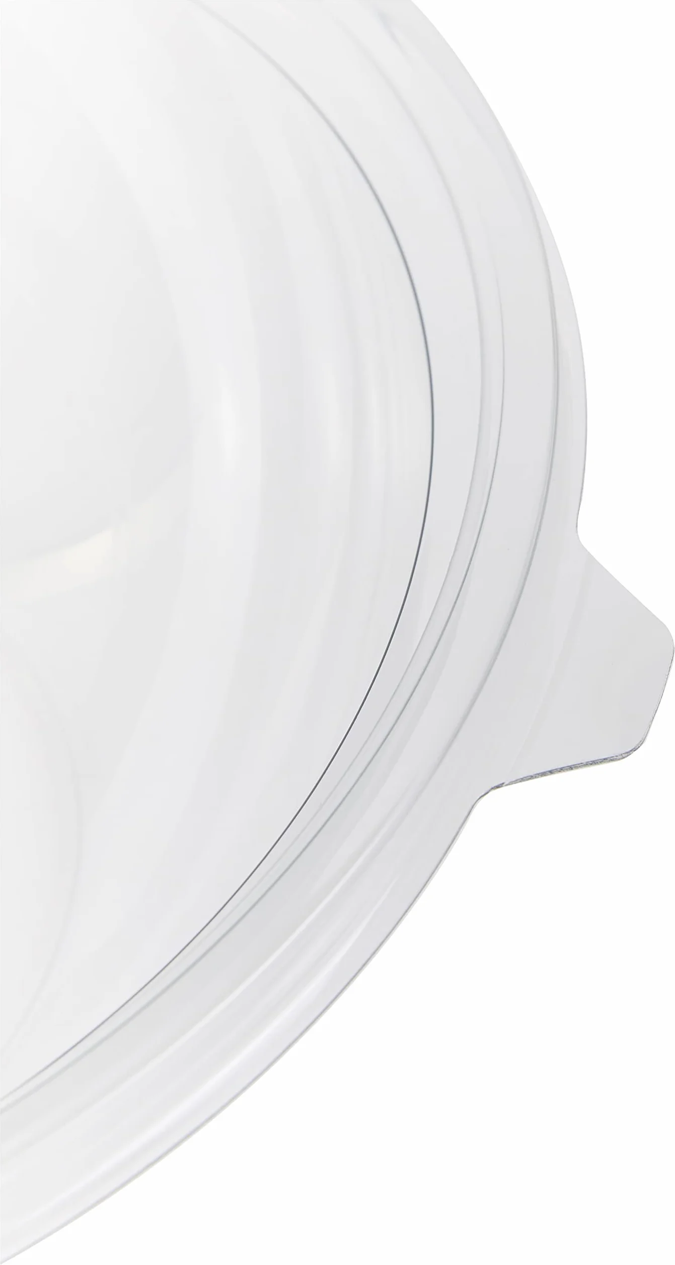 Guillin Saladier Rotondo 2200cc 26x26x6,2 cm Plastica Traslucido con Coperchio